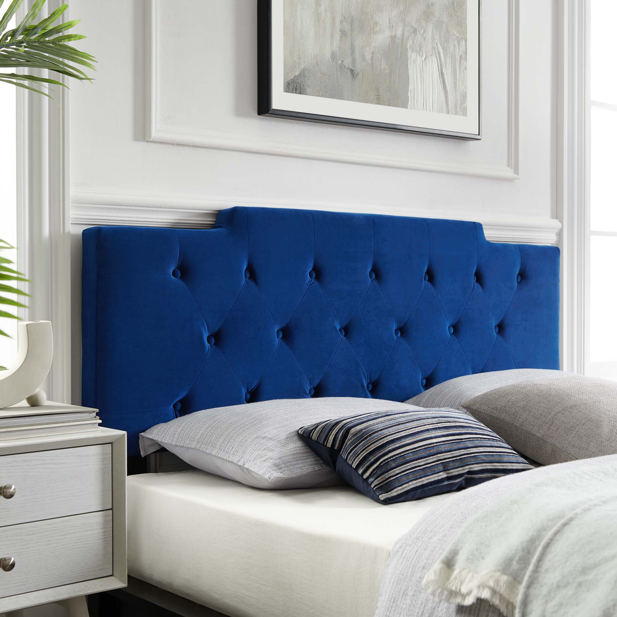 Juliet Tufted Performance Velvet Headboard by Modway