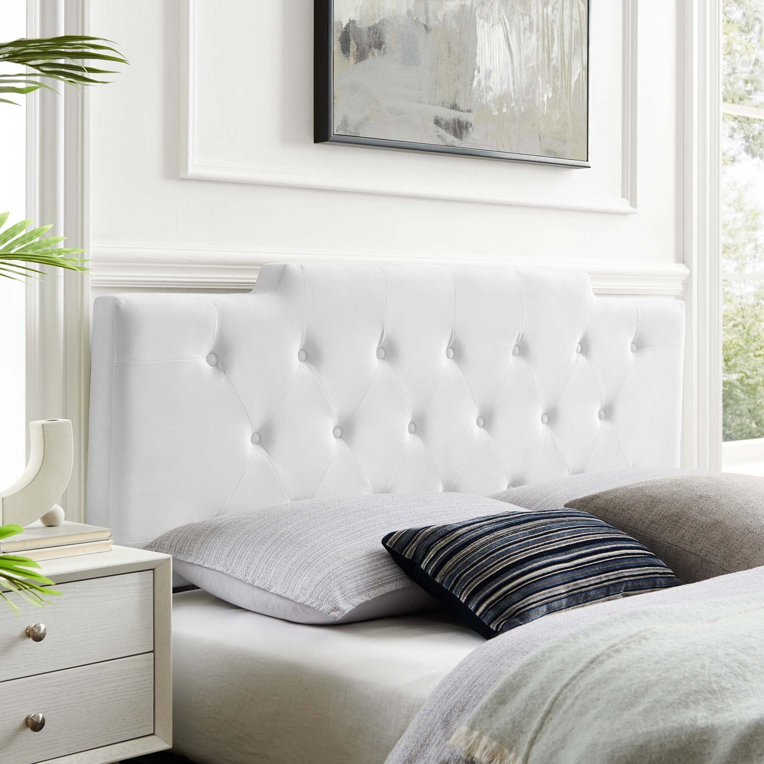 Juliet Tufted Performance Velvet Headboard by Modway