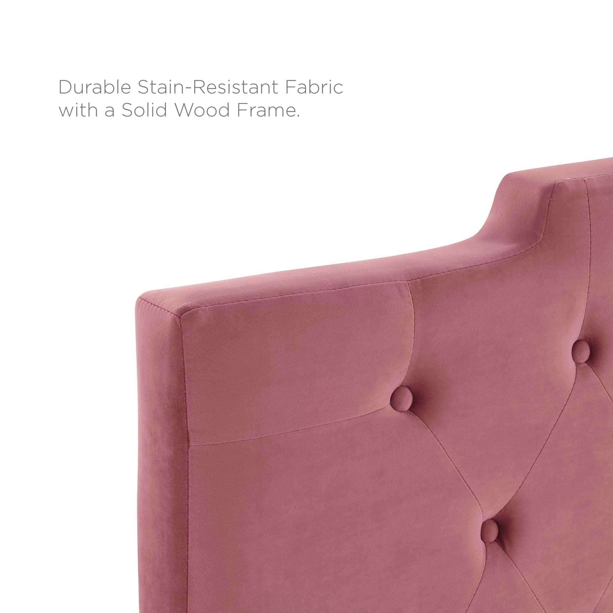 Juliet Tufted Performance Velvet Headboard by Modway
