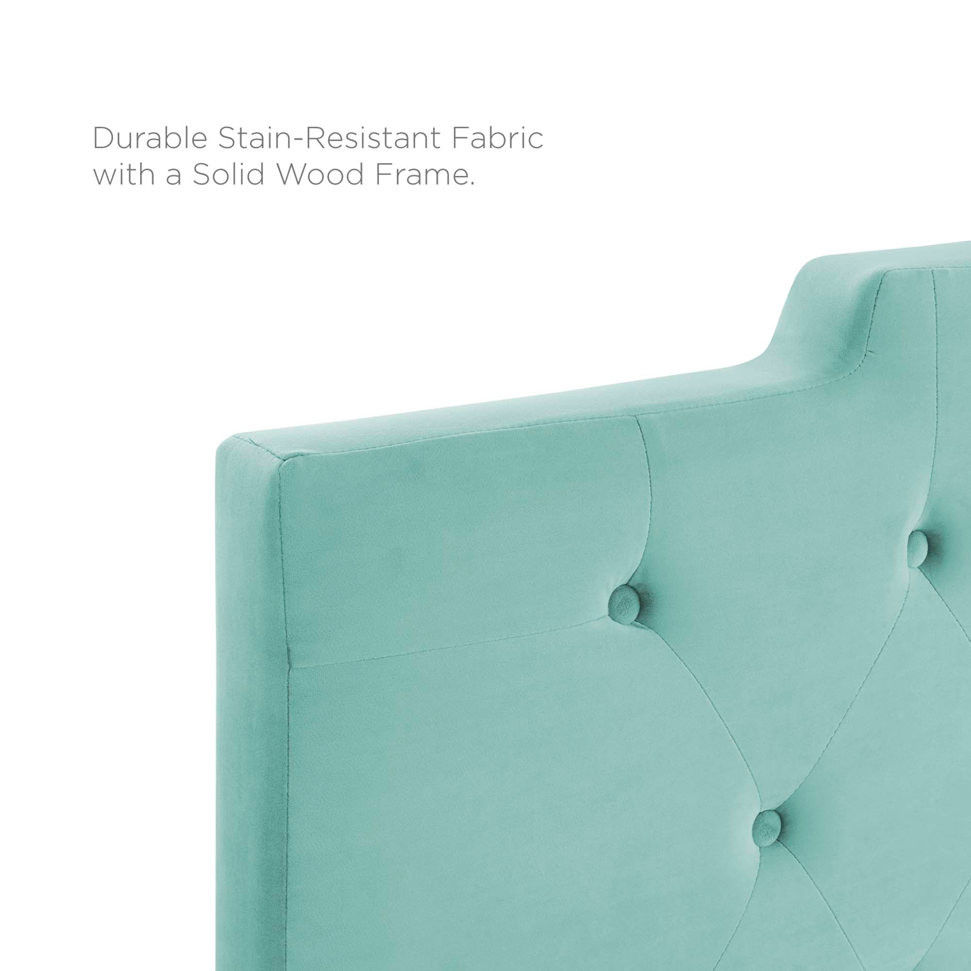 Juliet Tufted Performance Velvet Headboard by Modway