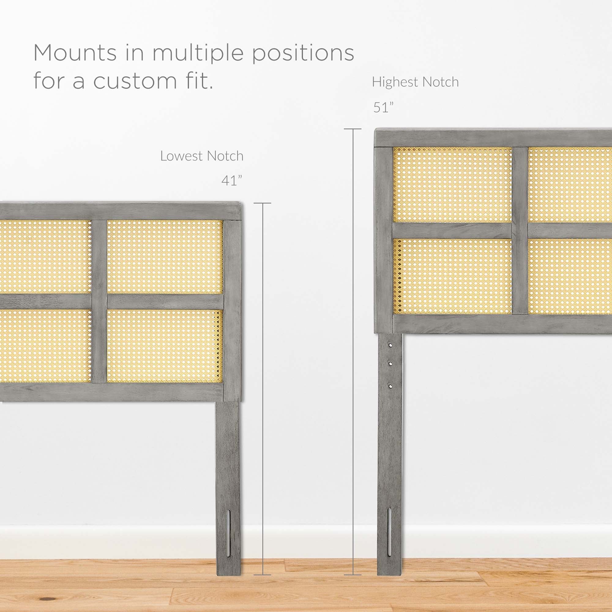 Luana Cane Headboard by Modway