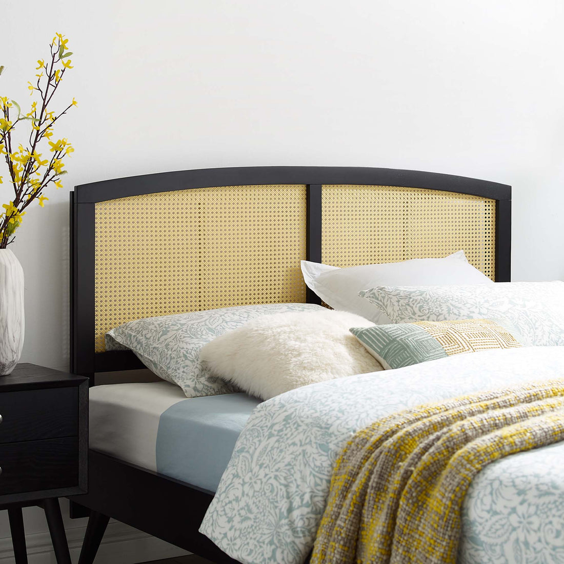 Halcyon Cane Headboard by Modway