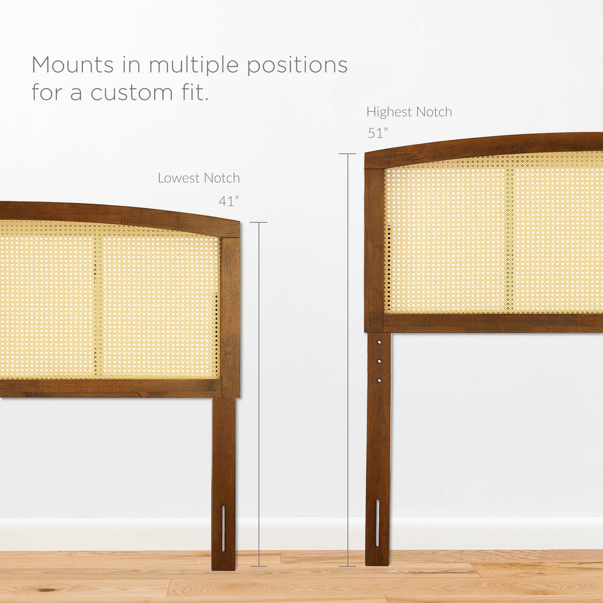 Halcyon Cane Headboard by Modway