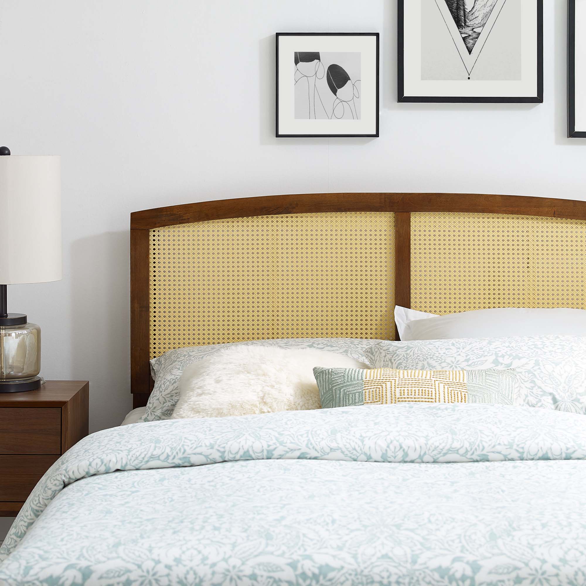 Halcyon Cane Headboard by Modway