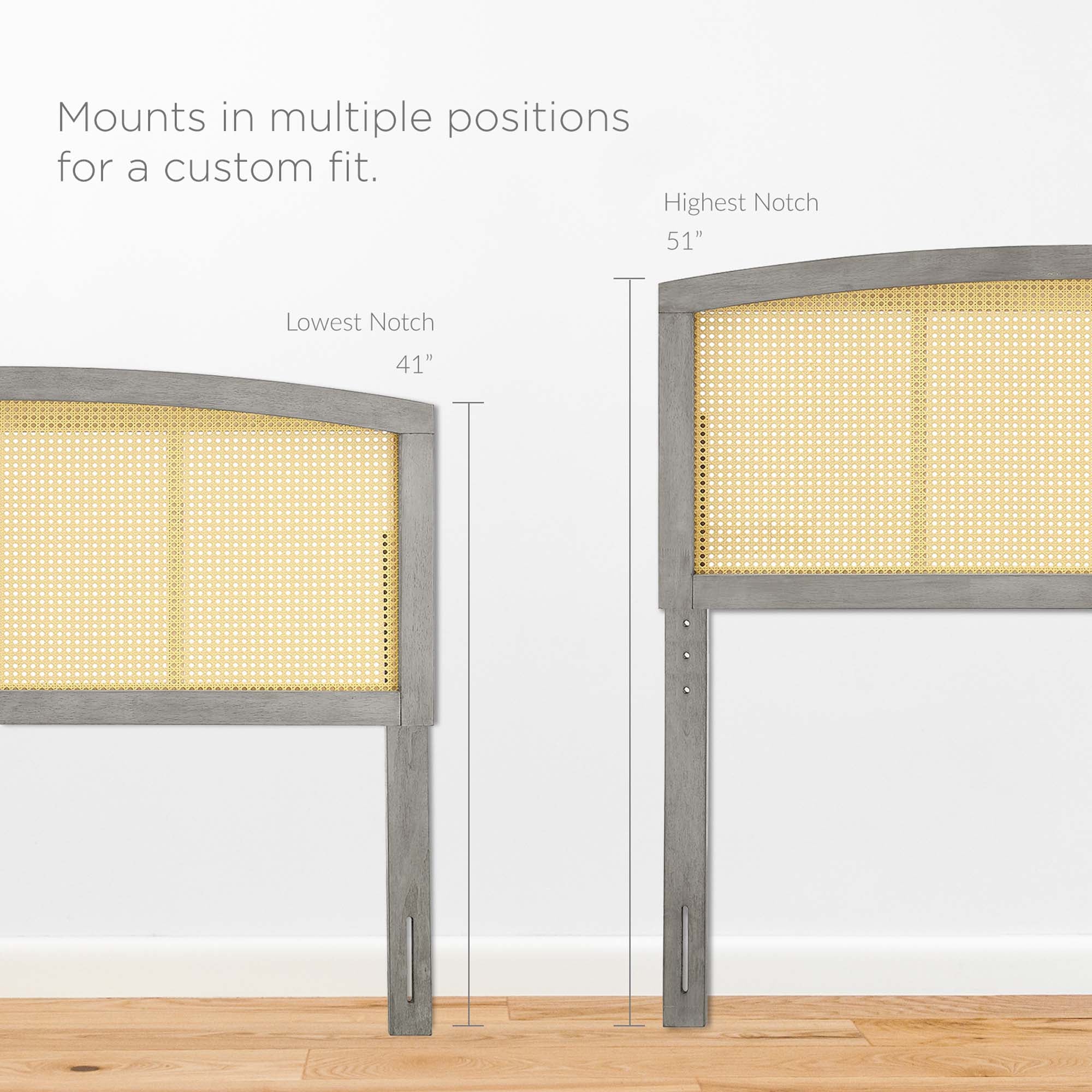 Halcyon Cane Headboard by Modway