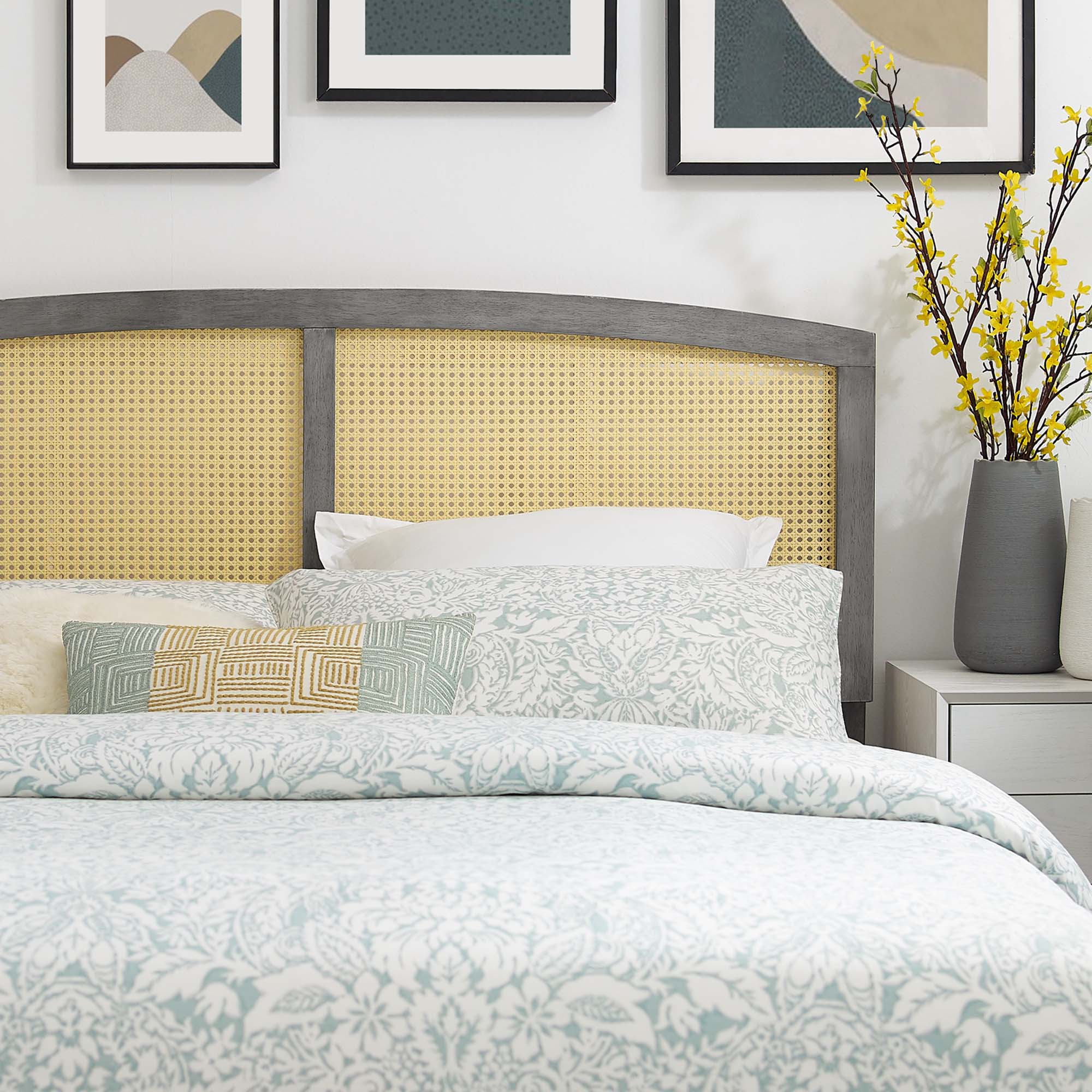 Halcyon Cane Headboard by Modway