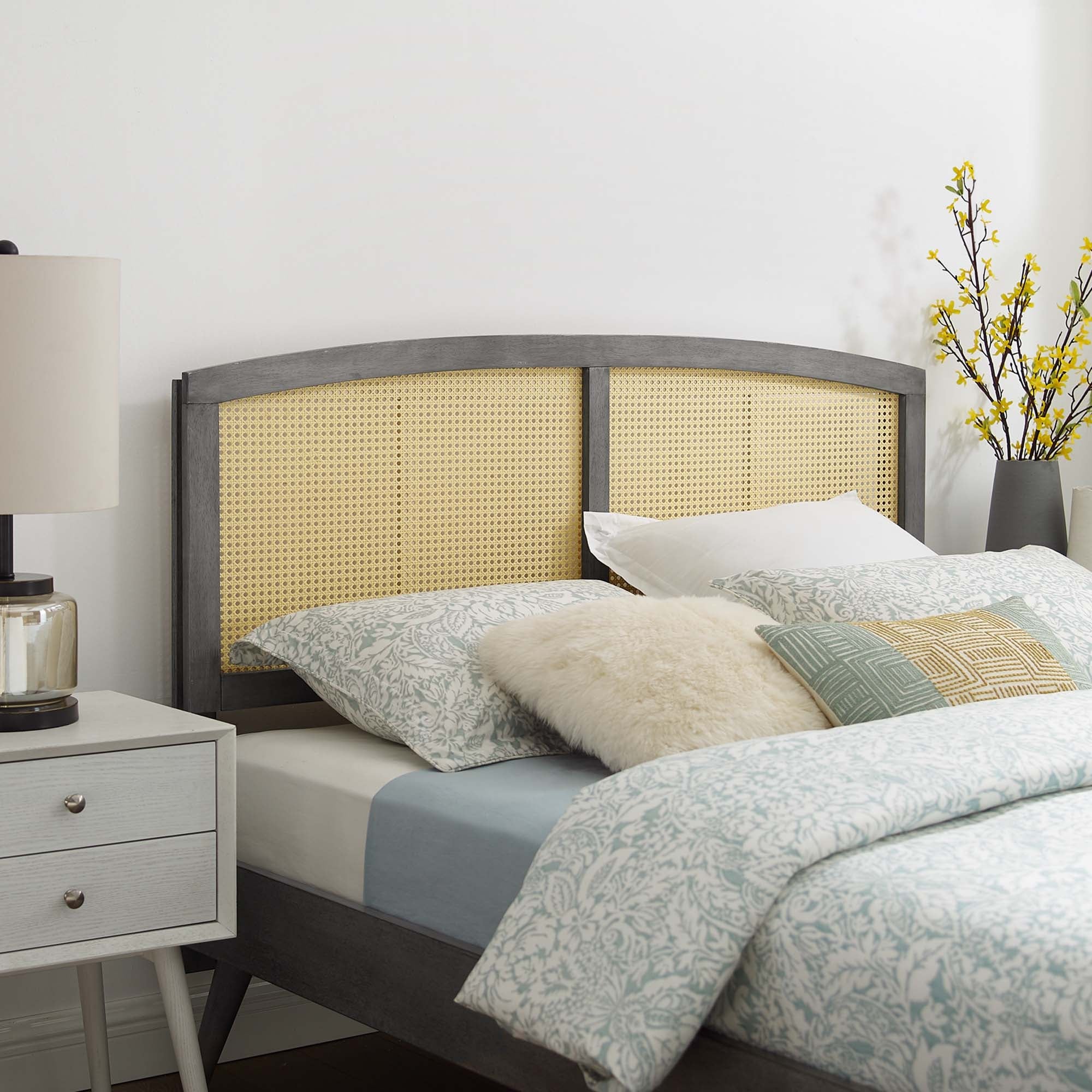 Halcyon Cane Headboard by Modway