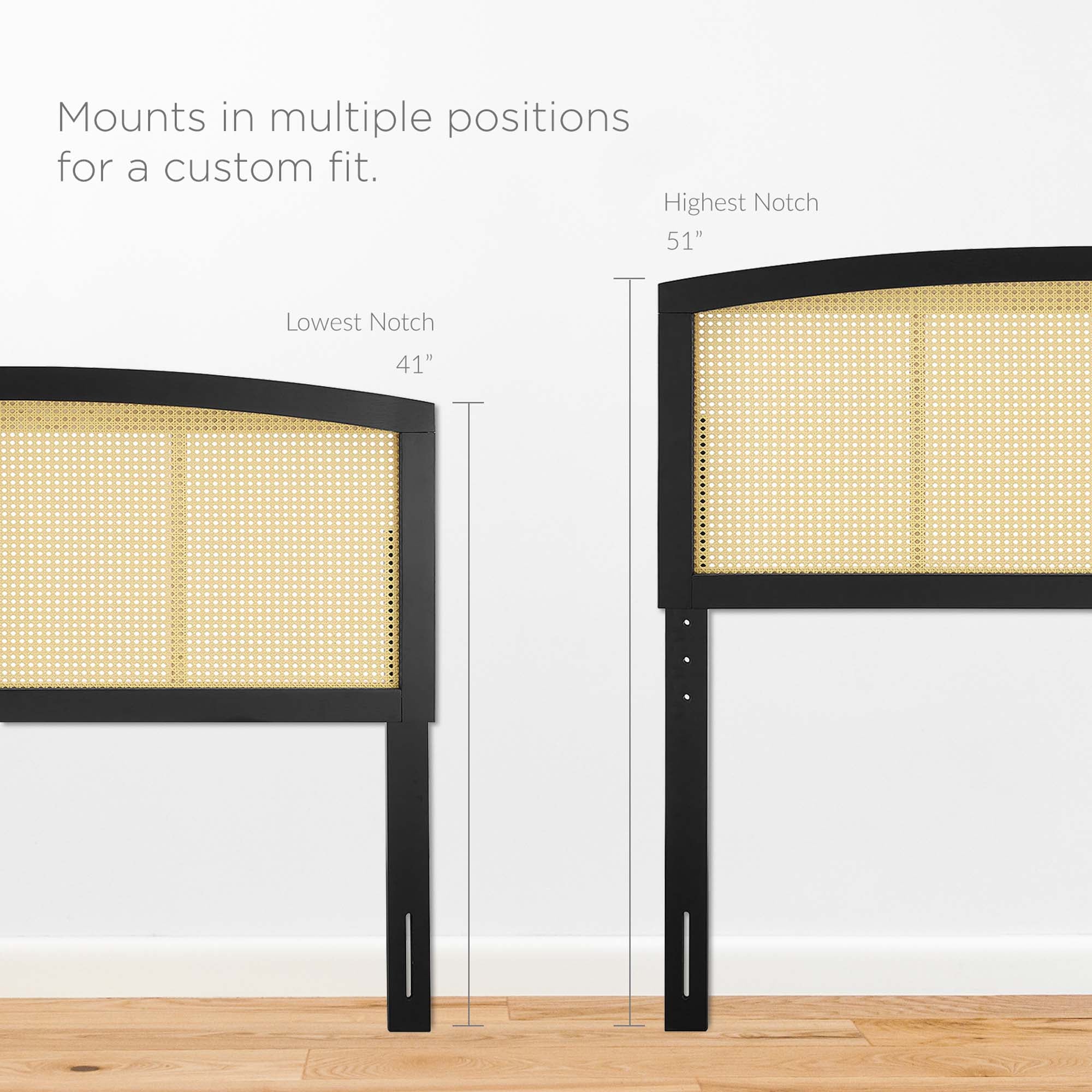 Halcyon Cane Headboard by Modway
