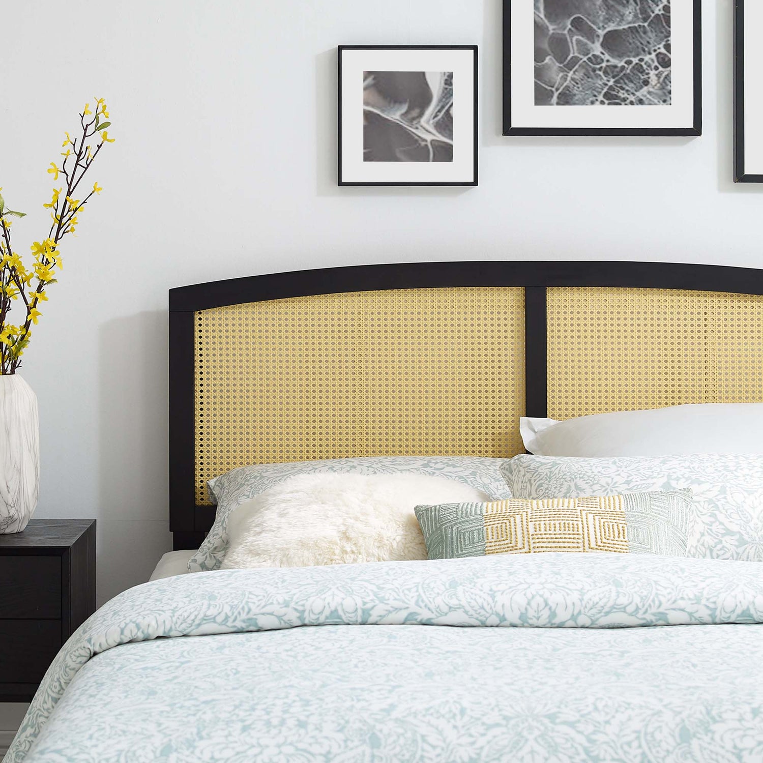 Halcyon Cane Headboard by Modway