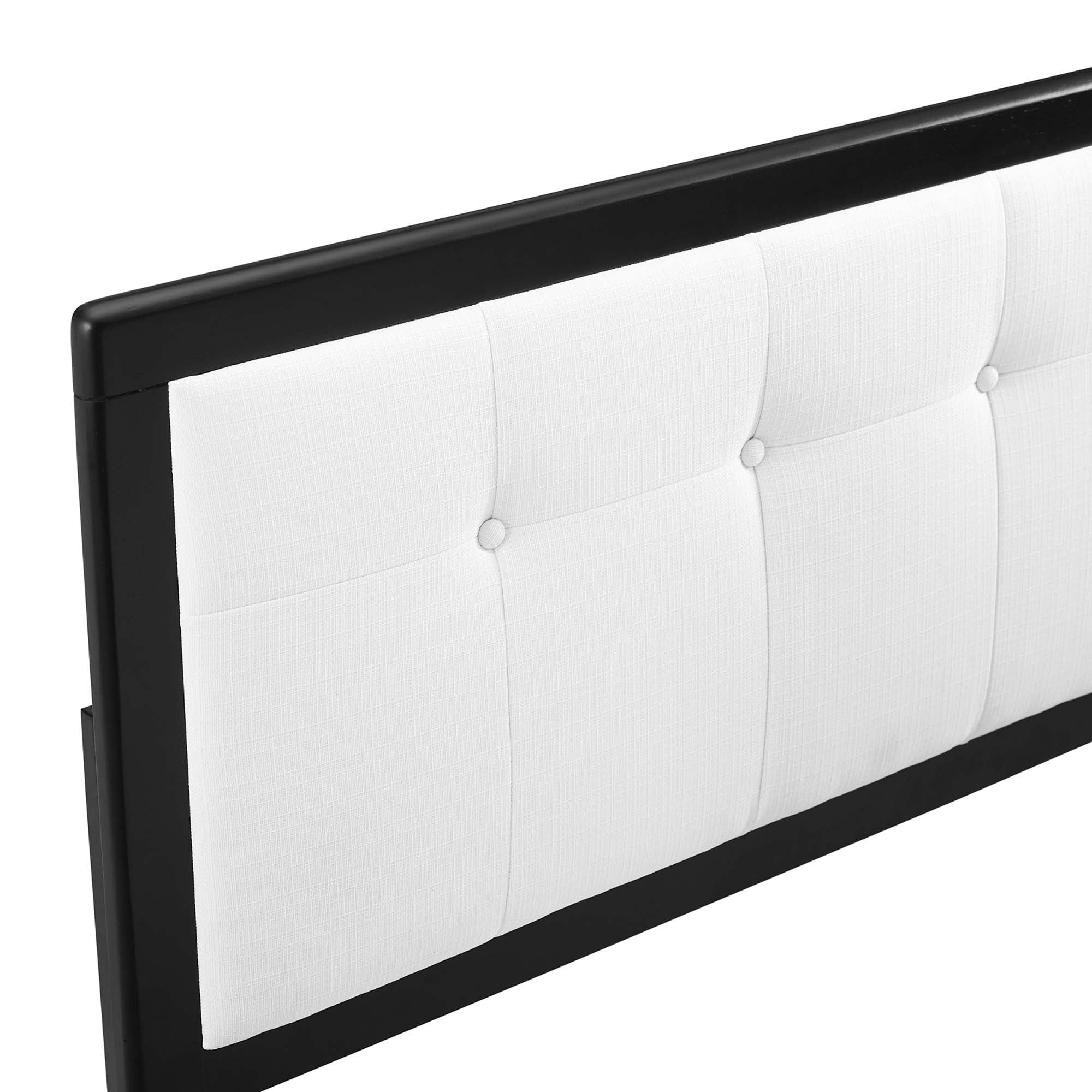 Draper Tufted Fabric and Wood Headboard by Modway