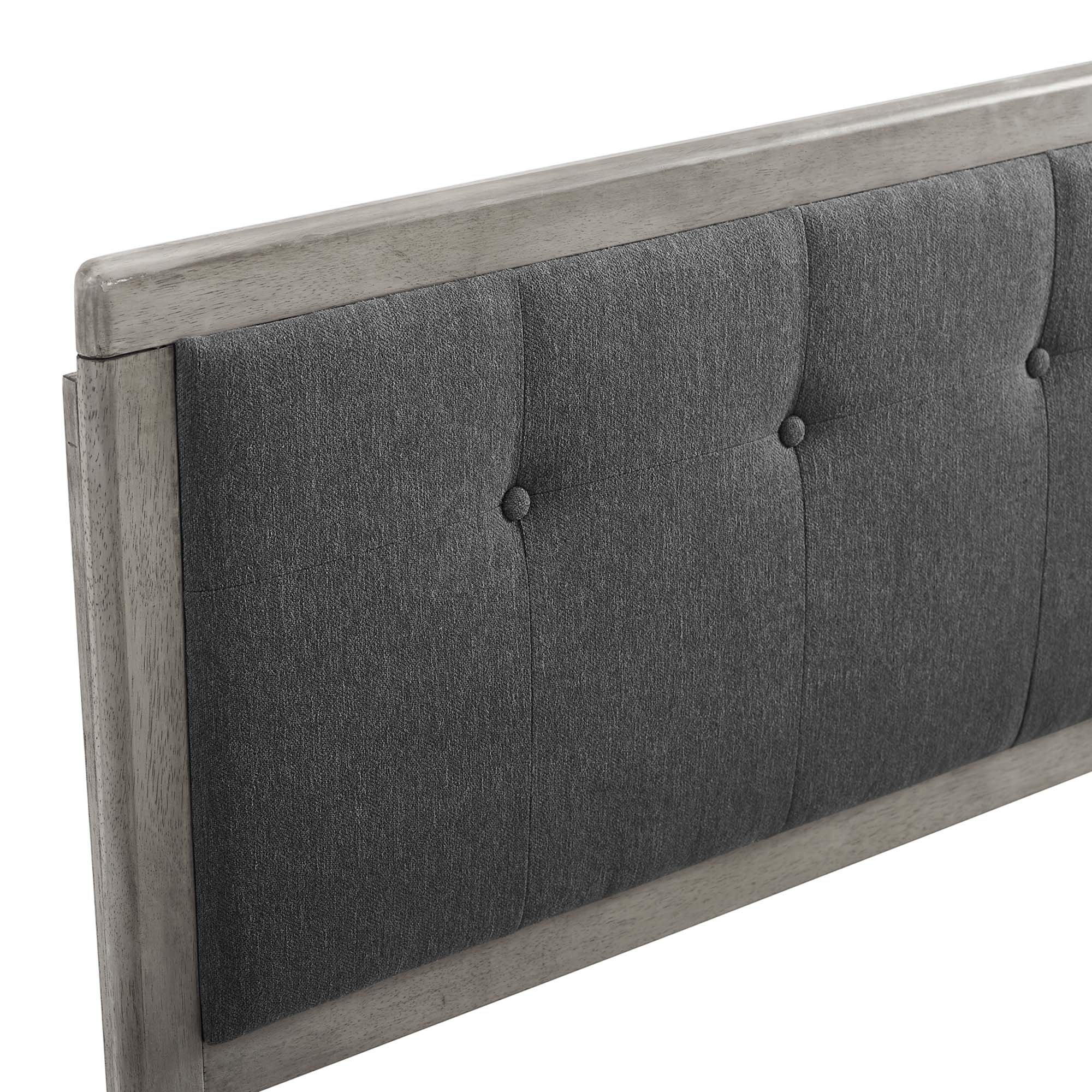 Draper Tufted Fabric and Wood Headboard by Modway