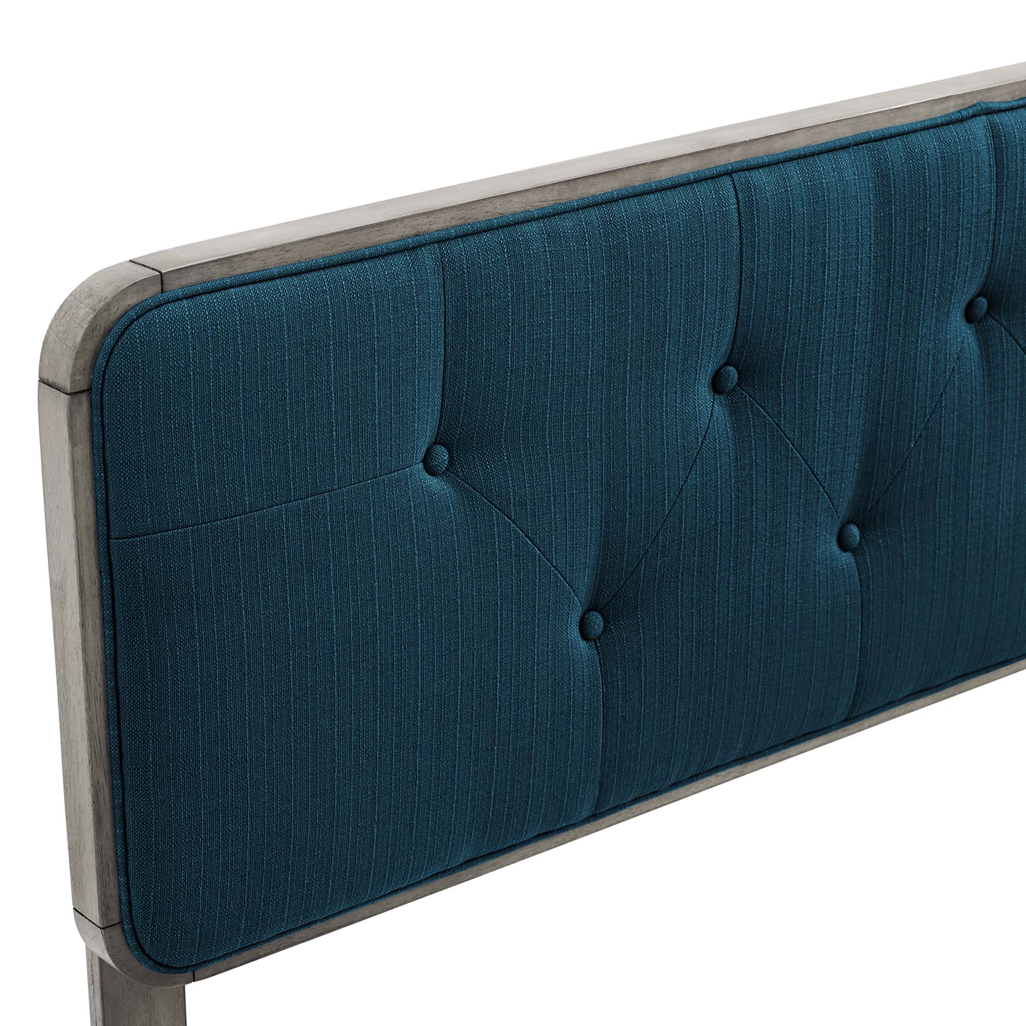 Collins Tufted Fabric and Wood Headboard by Modway