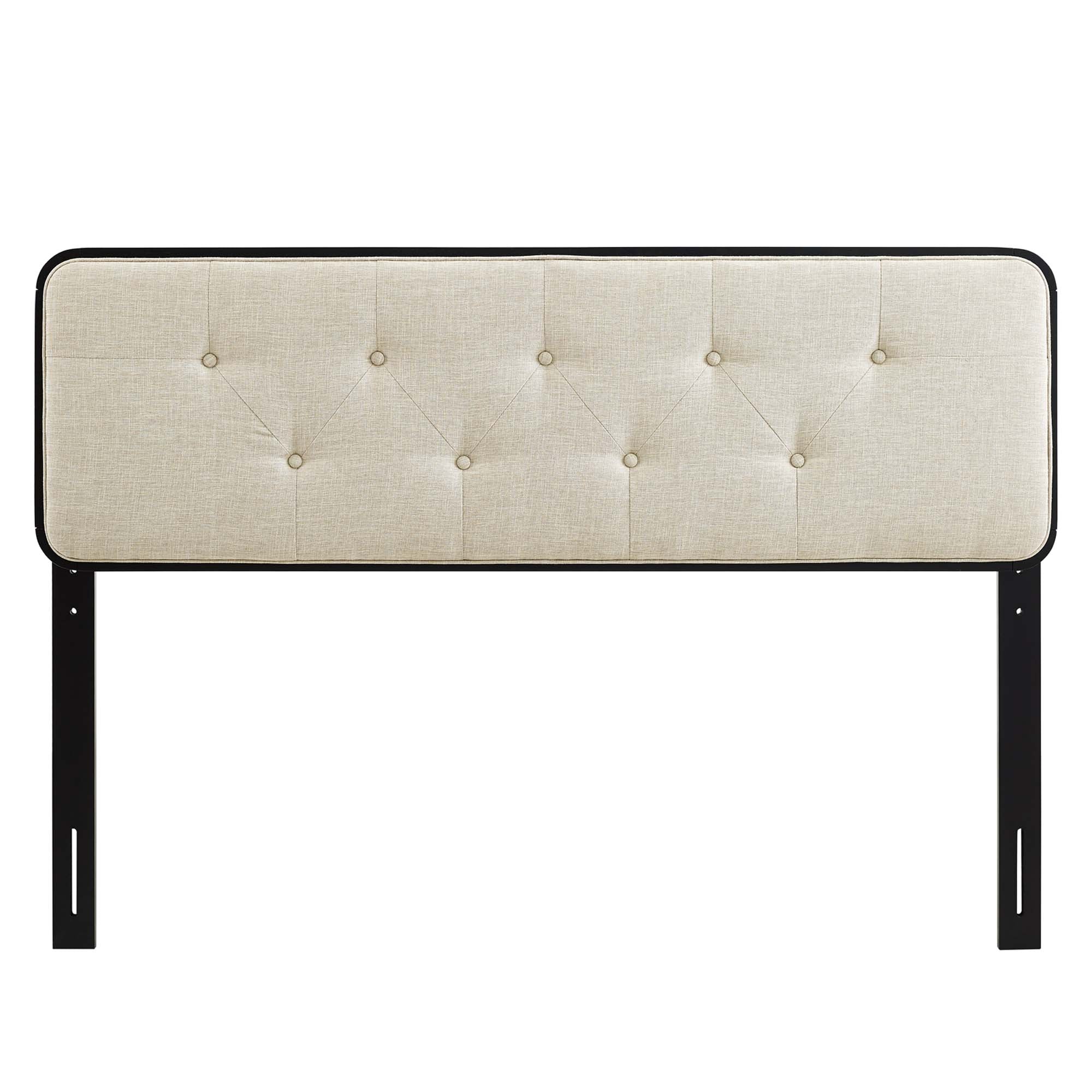 Collins Tufted Fabric and Wood Headboard by Modway