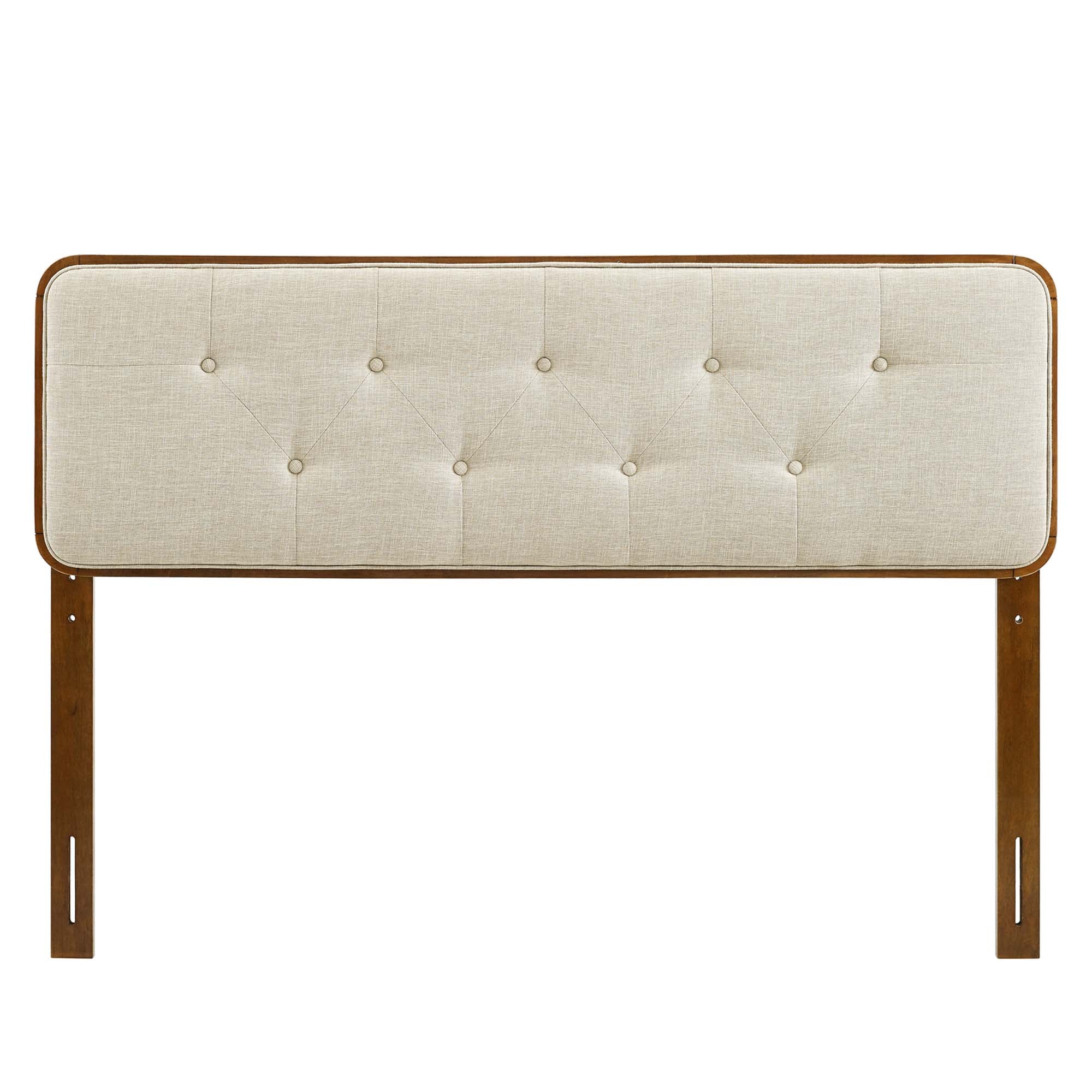 Collins Tufted Fabric and Wood Headboard by Modway