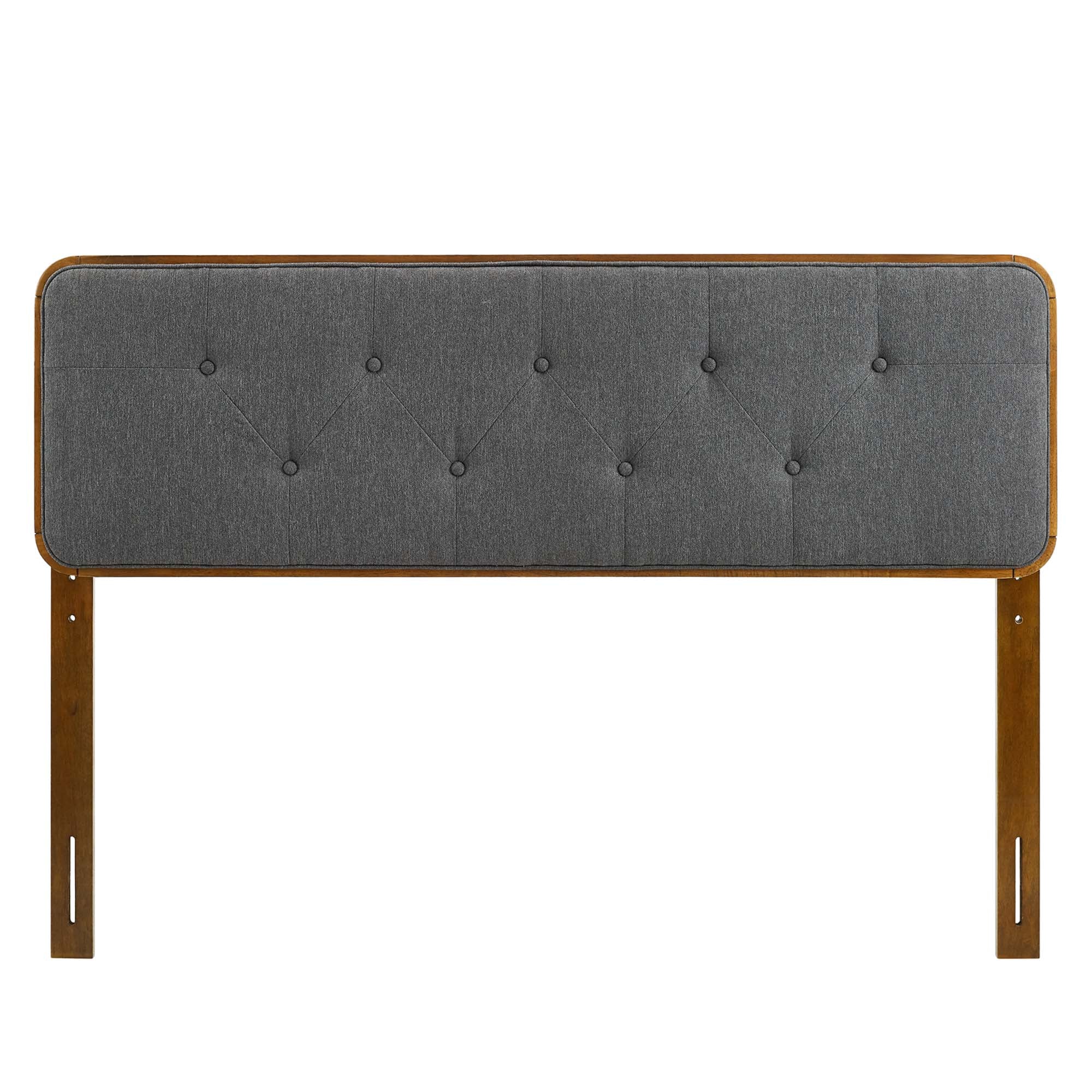 Collins Tufted Fabric and Wood Headboard by Modway