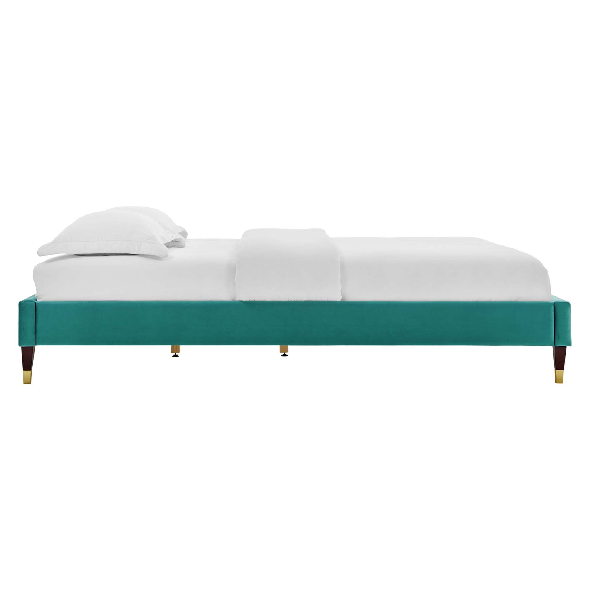Harlow Performance Velvet Platform Bed Frame by Modway