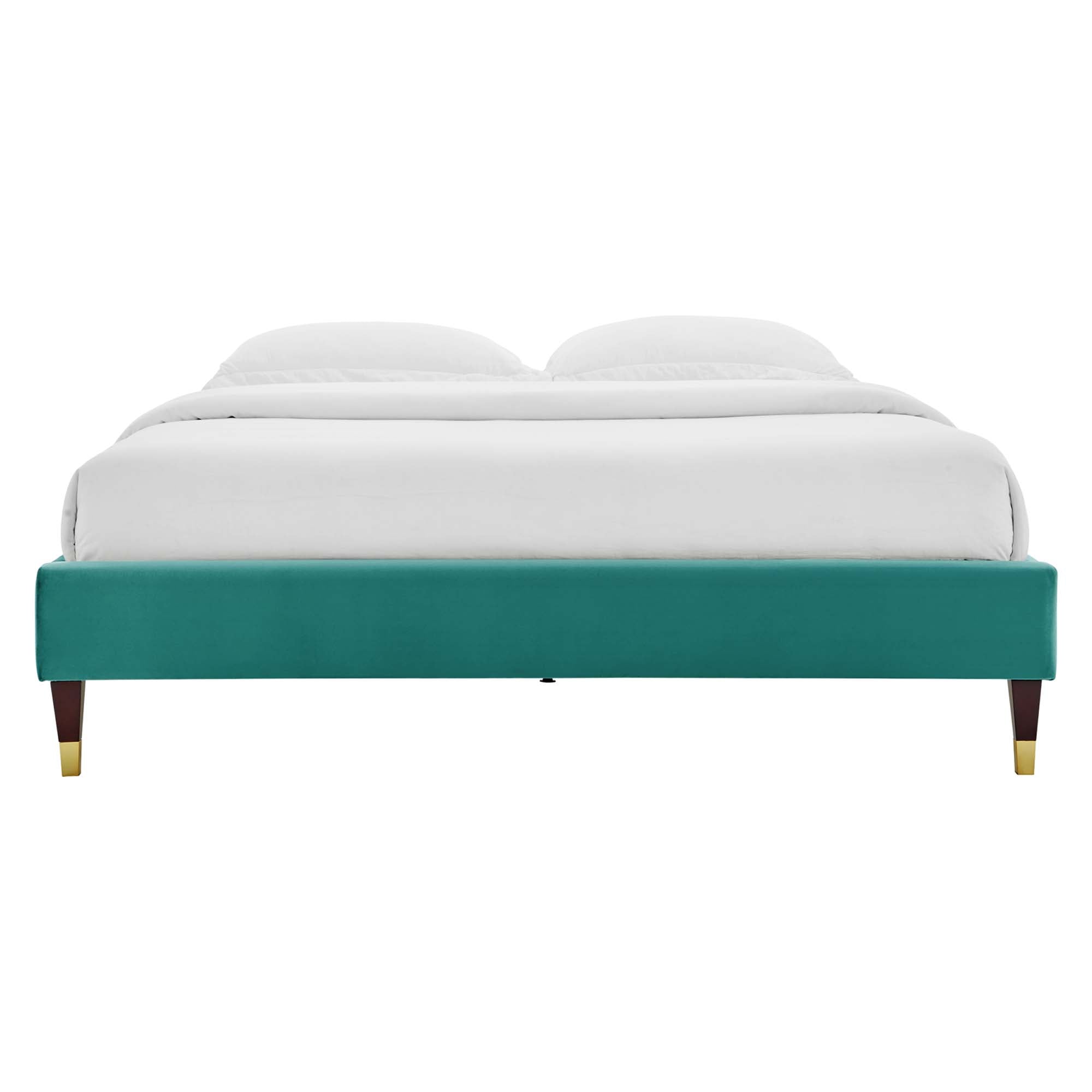 Harlow Performance Velvet Platform Bed Frame by Modway
