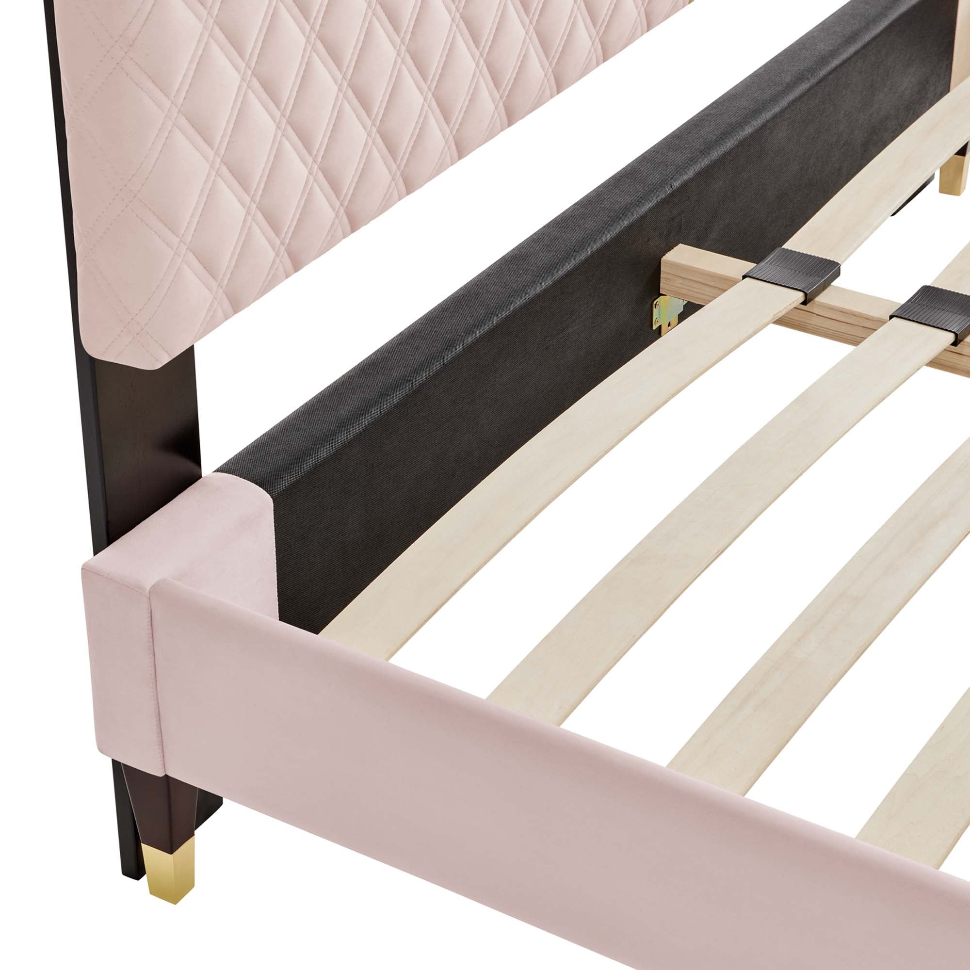 Harlow Performance Velvet Platform Bed Frame by Modway