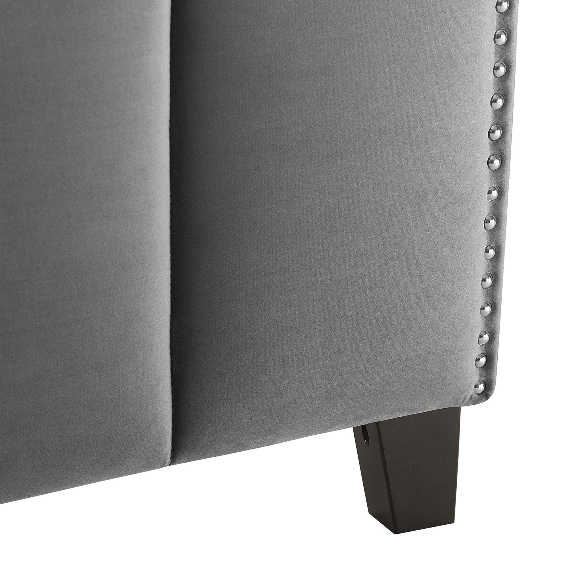 Lucille Performance Velvet Platform Bed by Modway