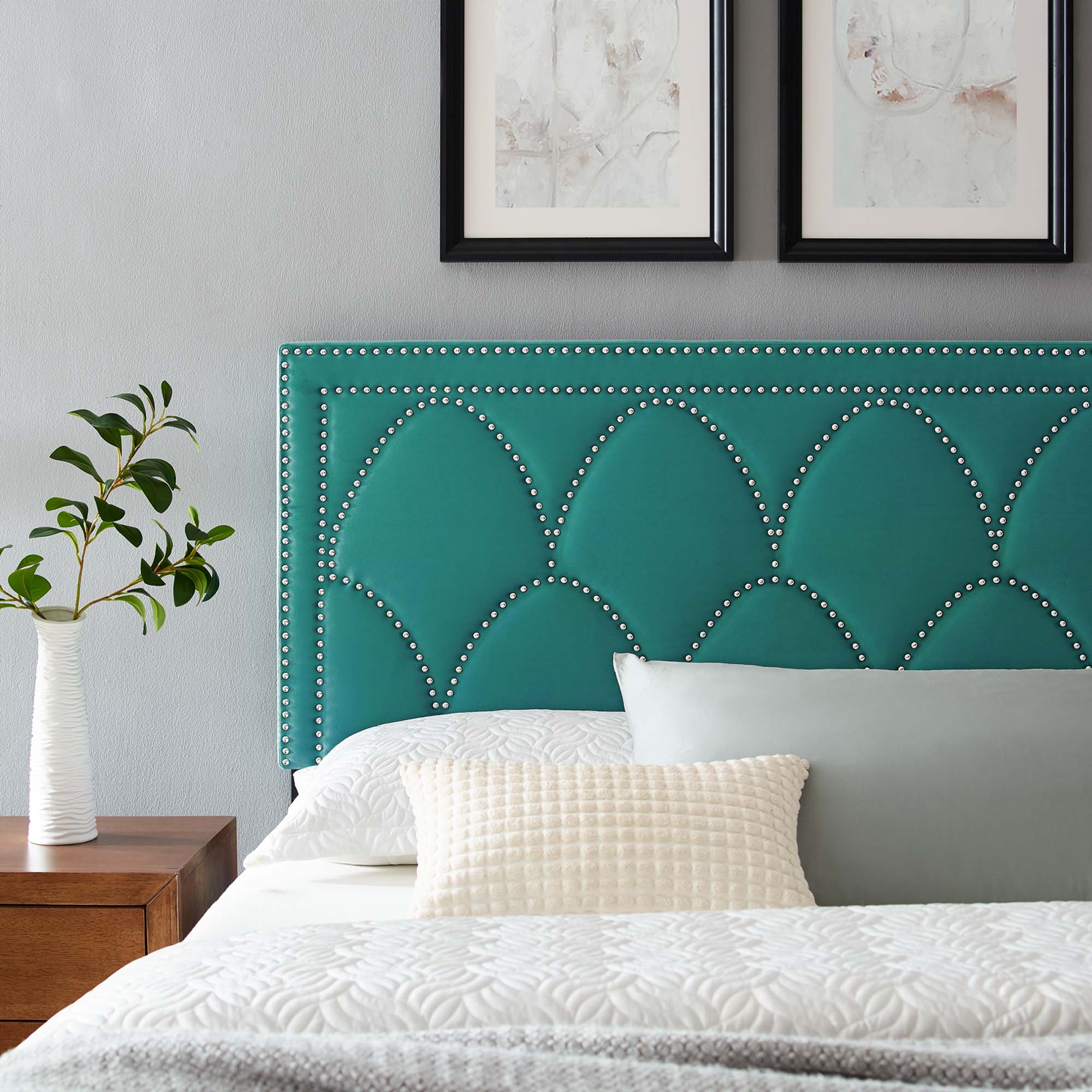 Greta Performance Velvet Headboard by Modway