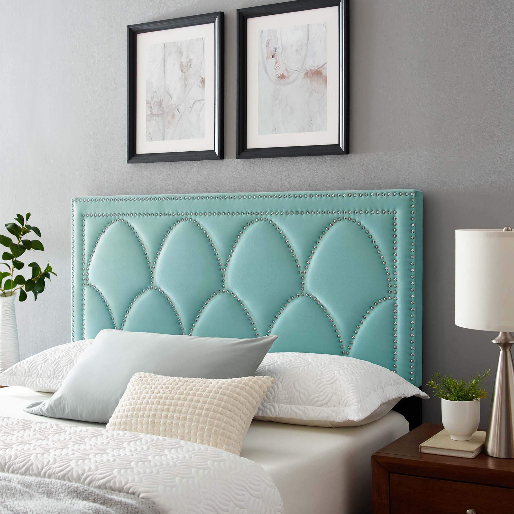 Greta Performance Velvet Headboard by Modway