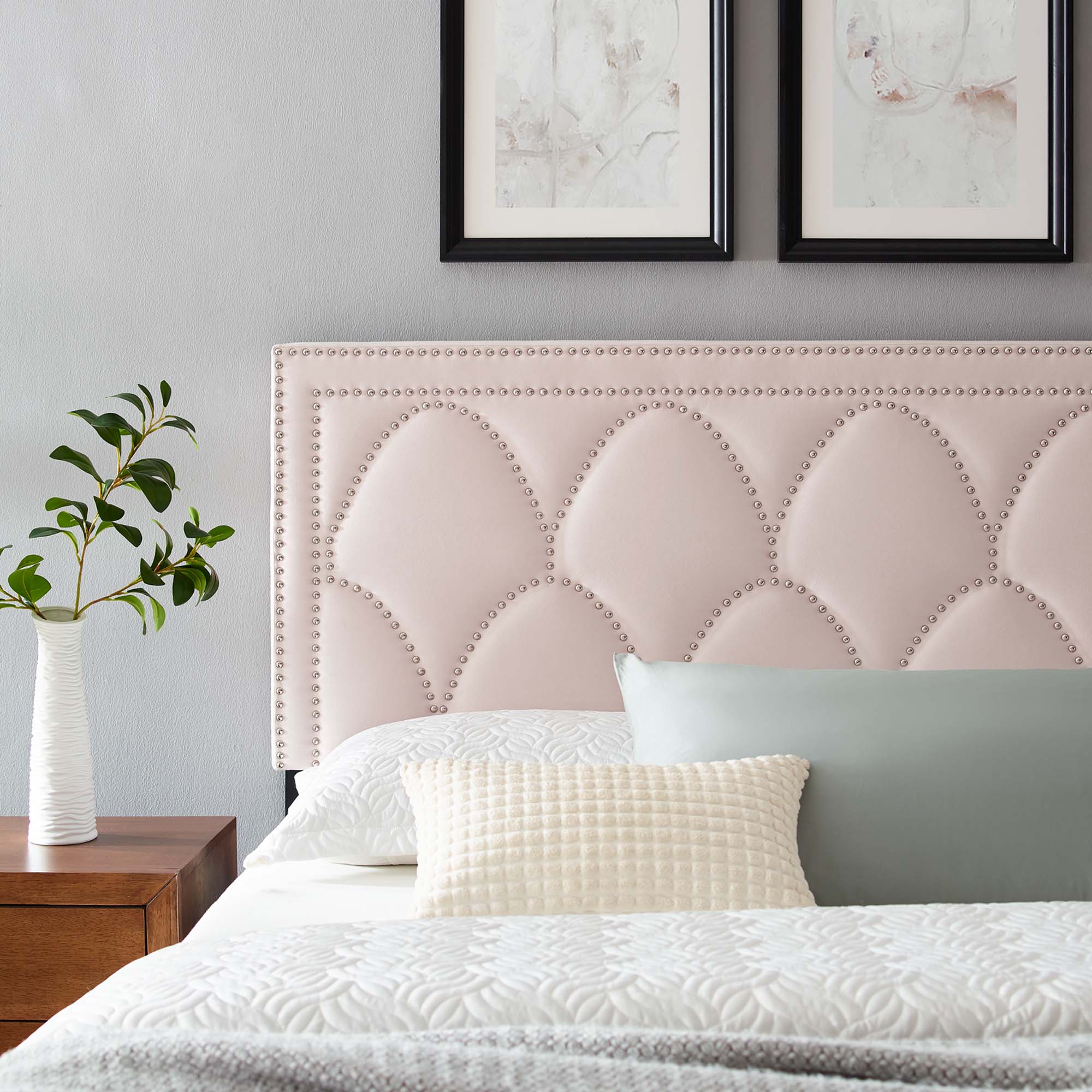 Greta Performance Velvet Headboard by Modway