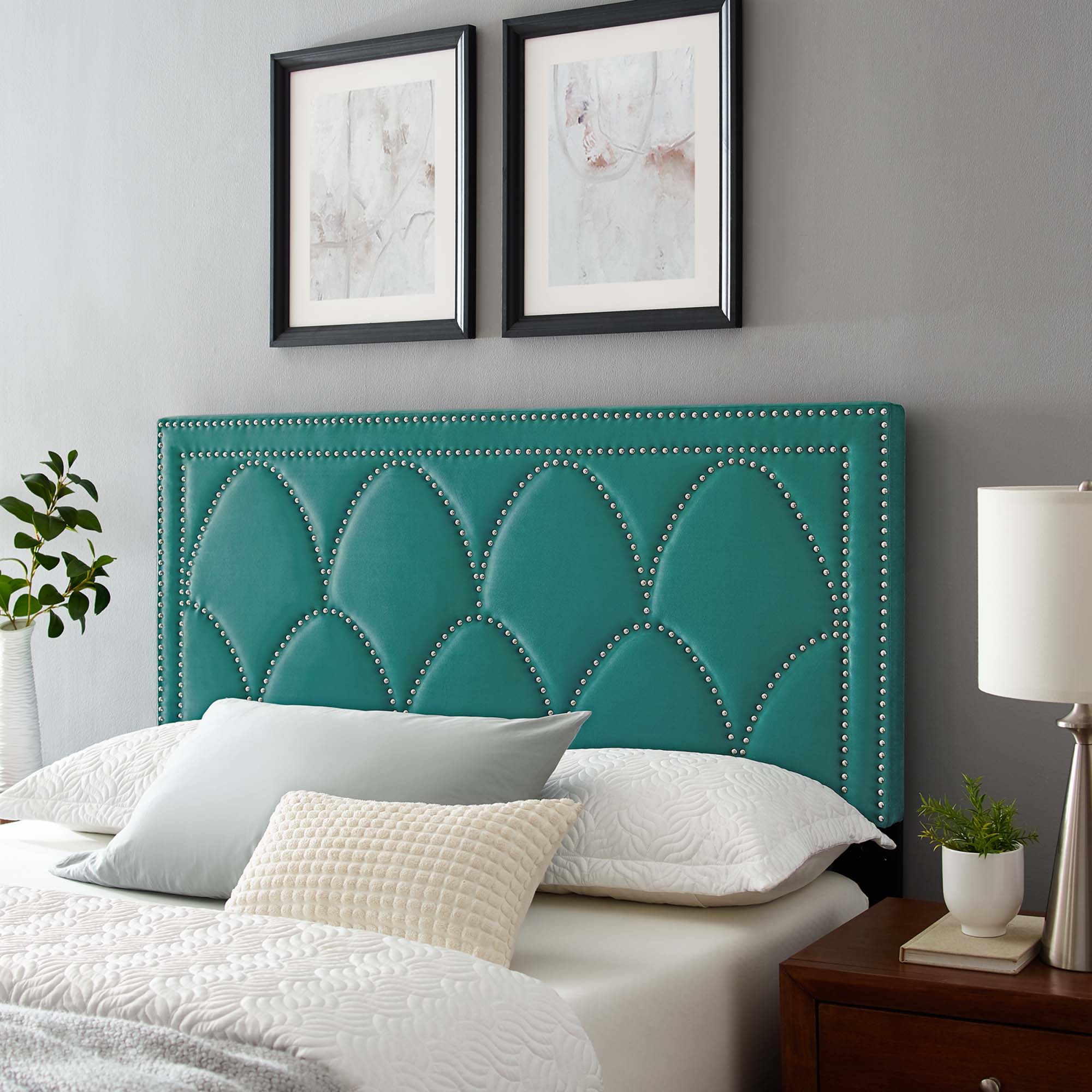 Greta Performance Velvet Headboard by Modway