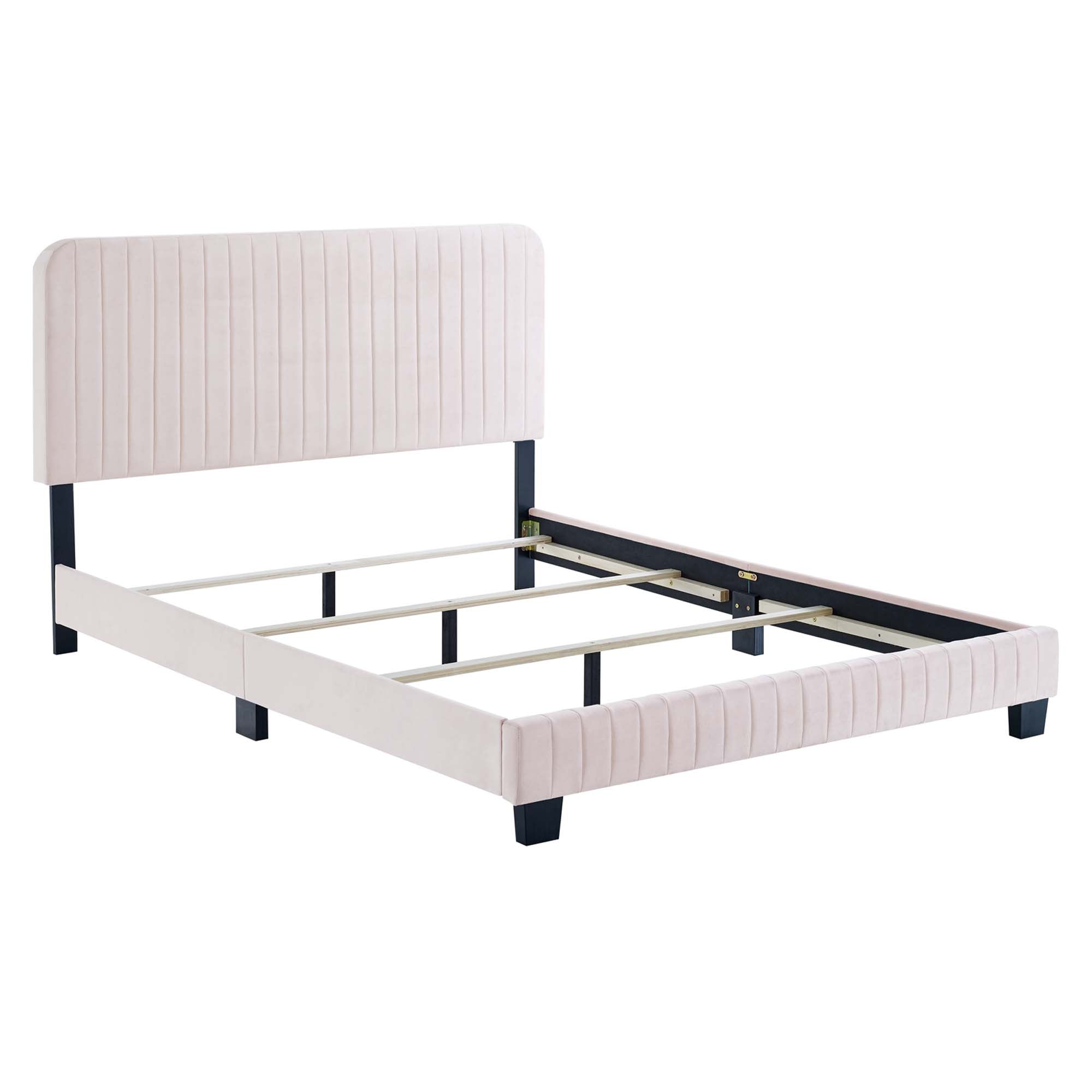 Celine Channel Tufted Performance Velvet Bed by Modway