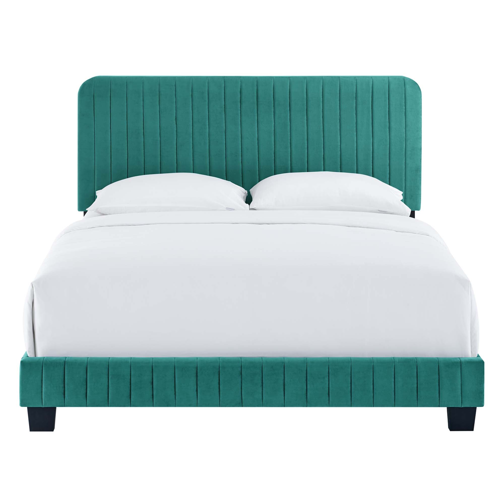 Celine Channel Tufted Performance Velvet Bed by Modway