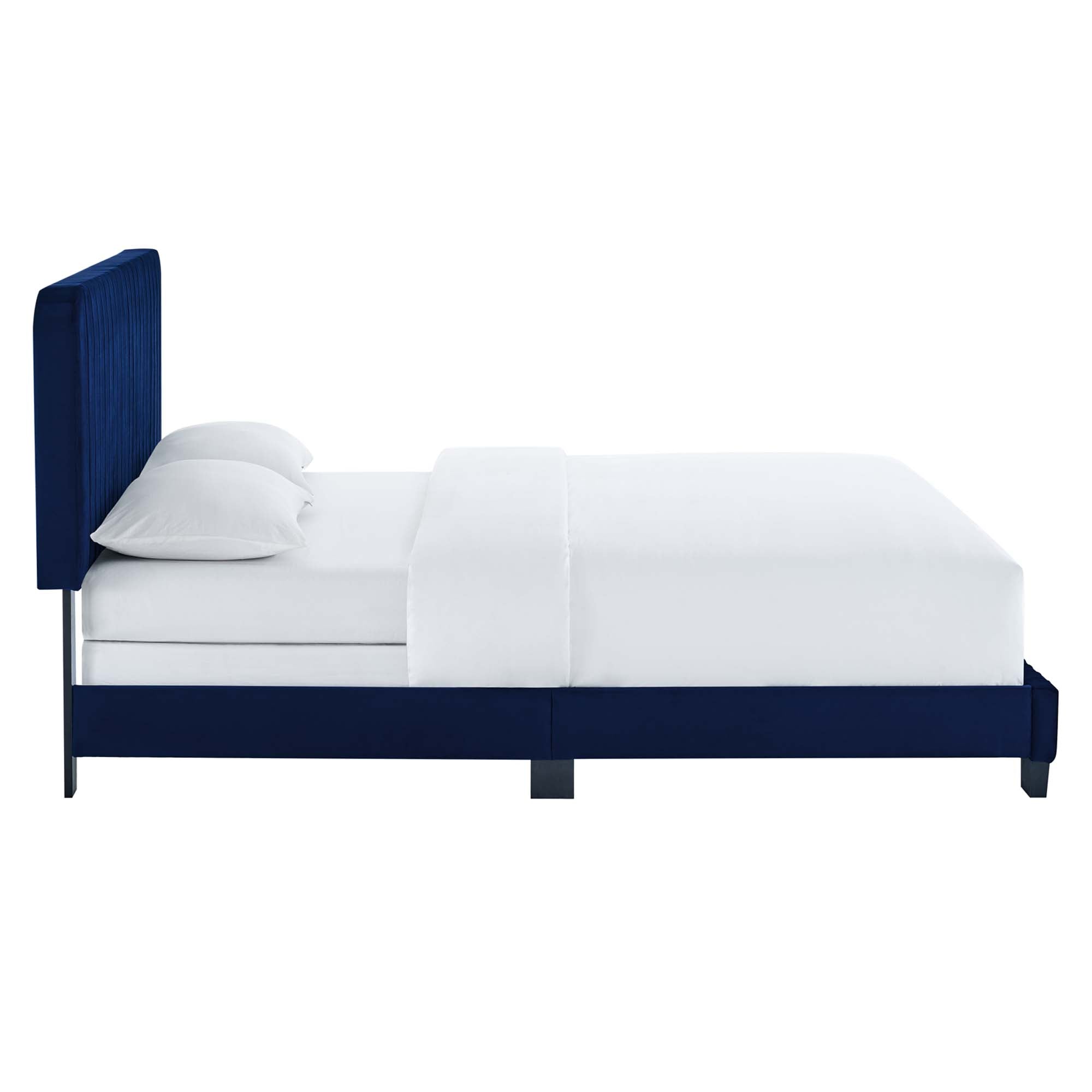 Celine Channel Tufted Performance Velvet Bed by Modway