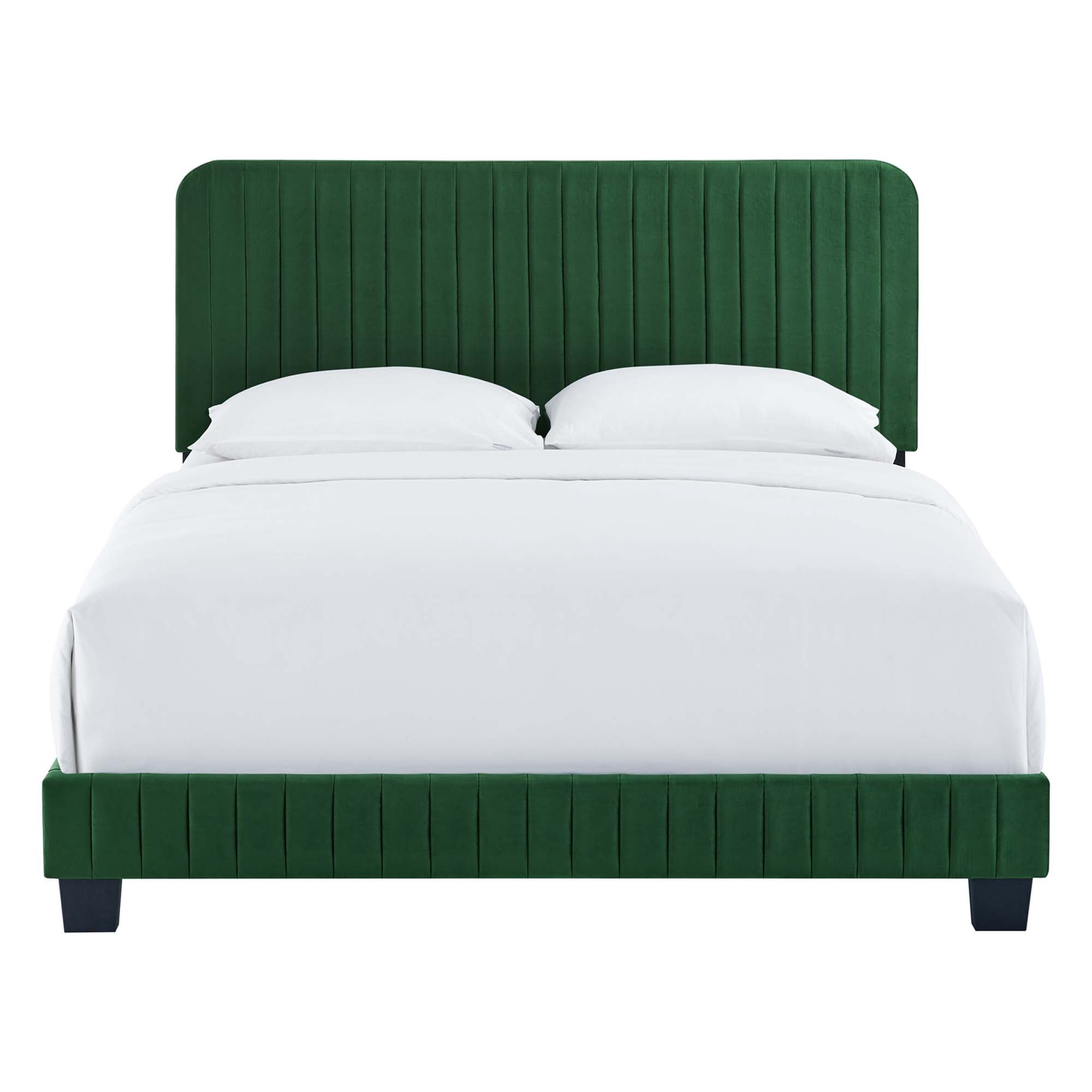 Celine Channel Tufted Performance Velvet Bed by Modway