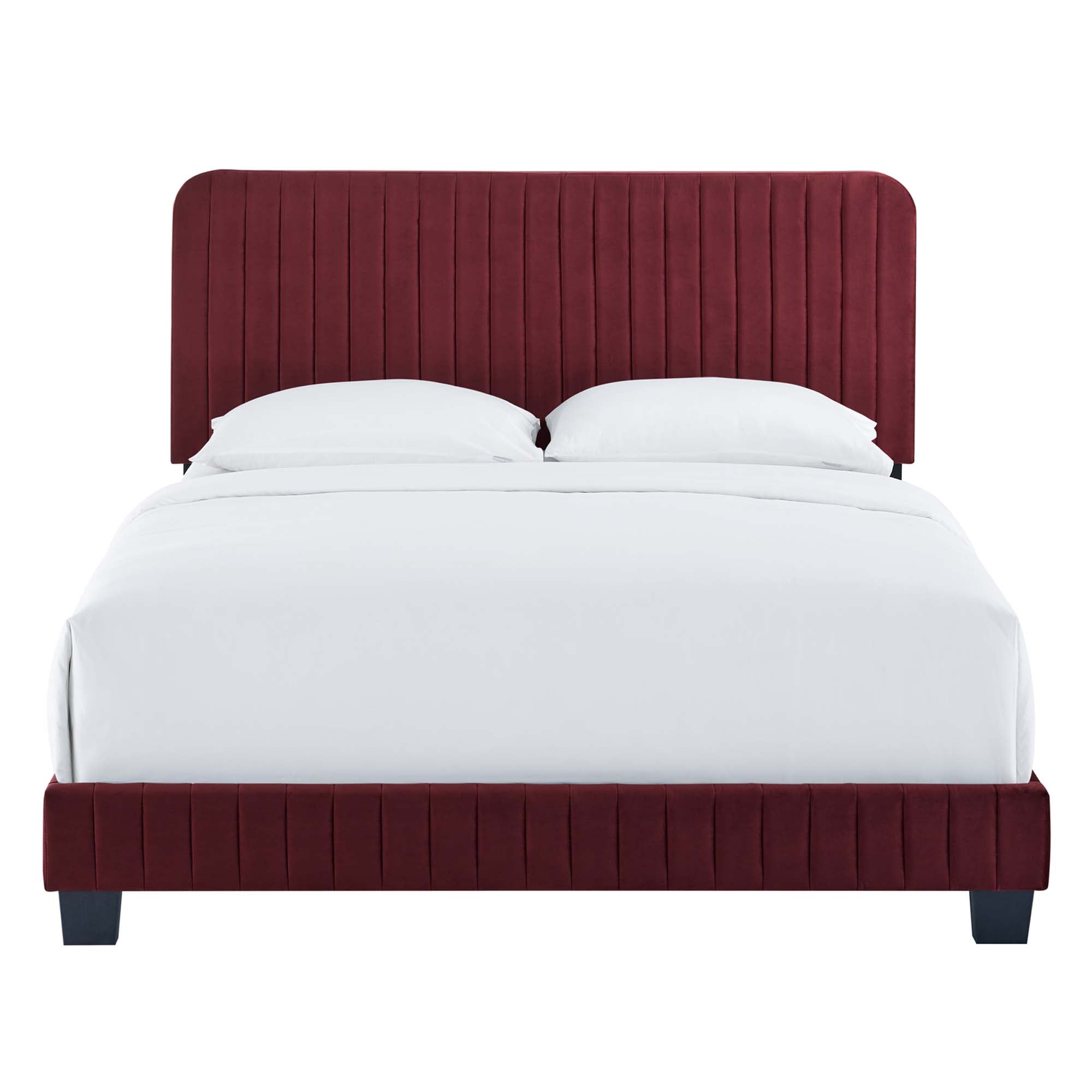 Celine Channel Tufted Performance Velvet Bed by Modway