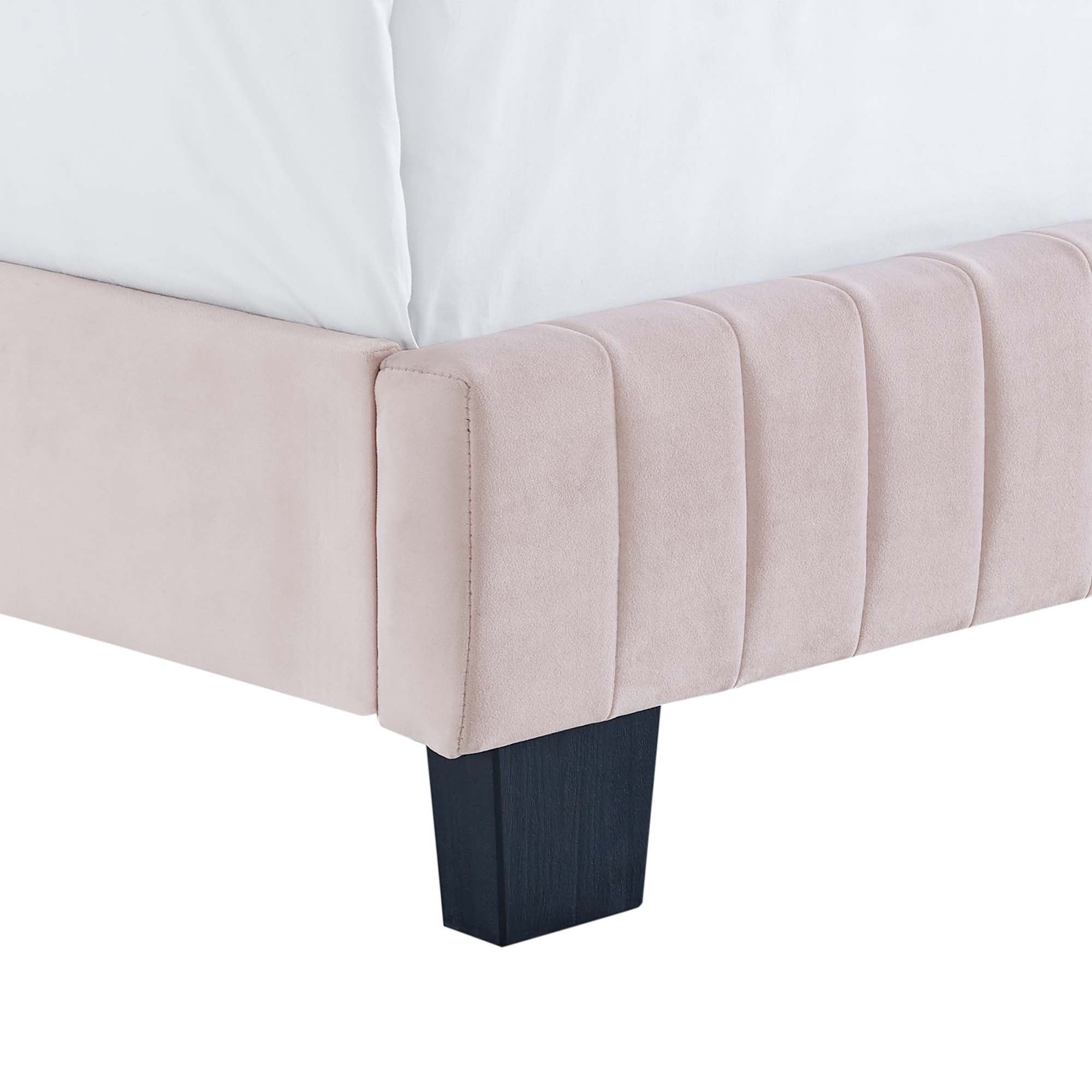 Celine Channel Tufted Performance Velvet Bed by Modway