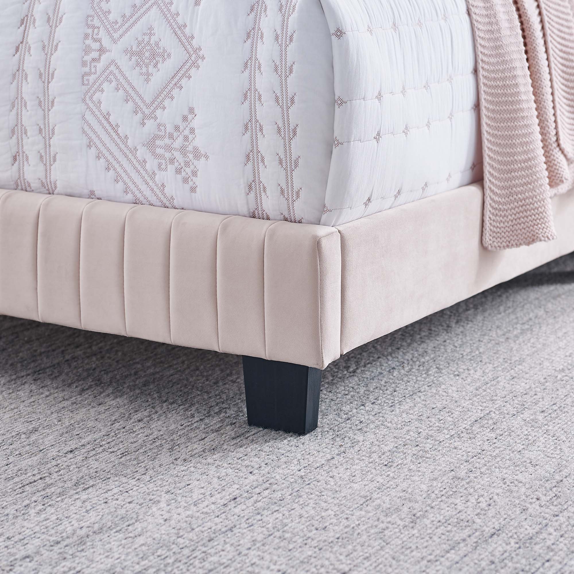 Celine Channel Tufted Performance Velvet Bed by Modway