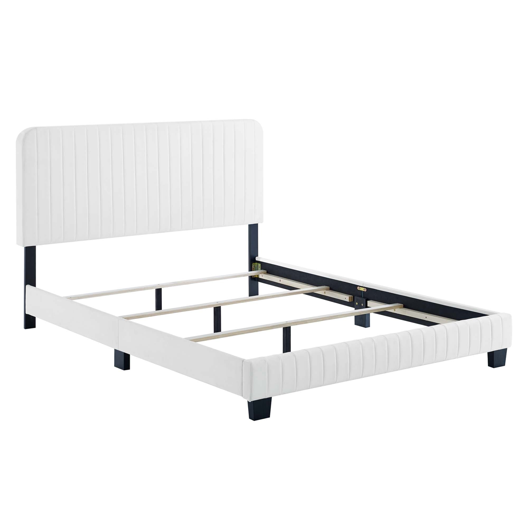 Celine Channel Tufted Performance Velvet Bed by Modway