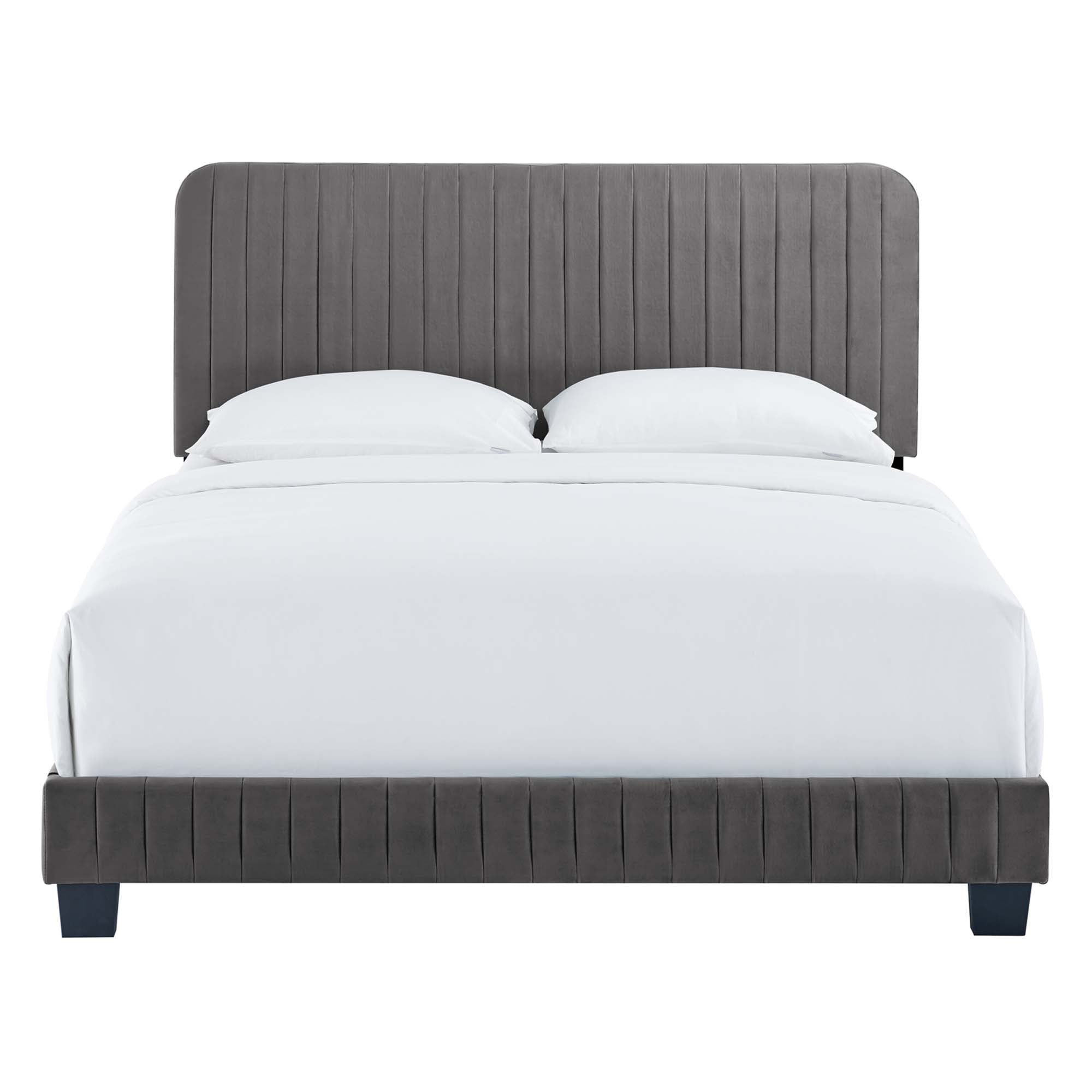 Celine Channel Tufted Performance Velvet Bed by Modway