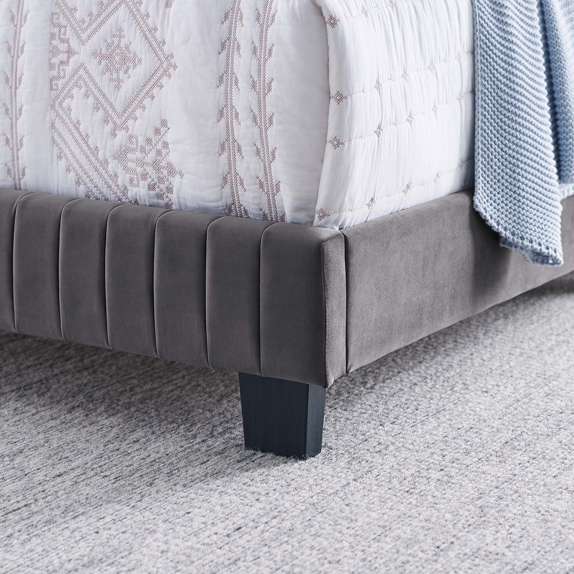 Celine Channel Tufted Performance Velvet Bed by Modway