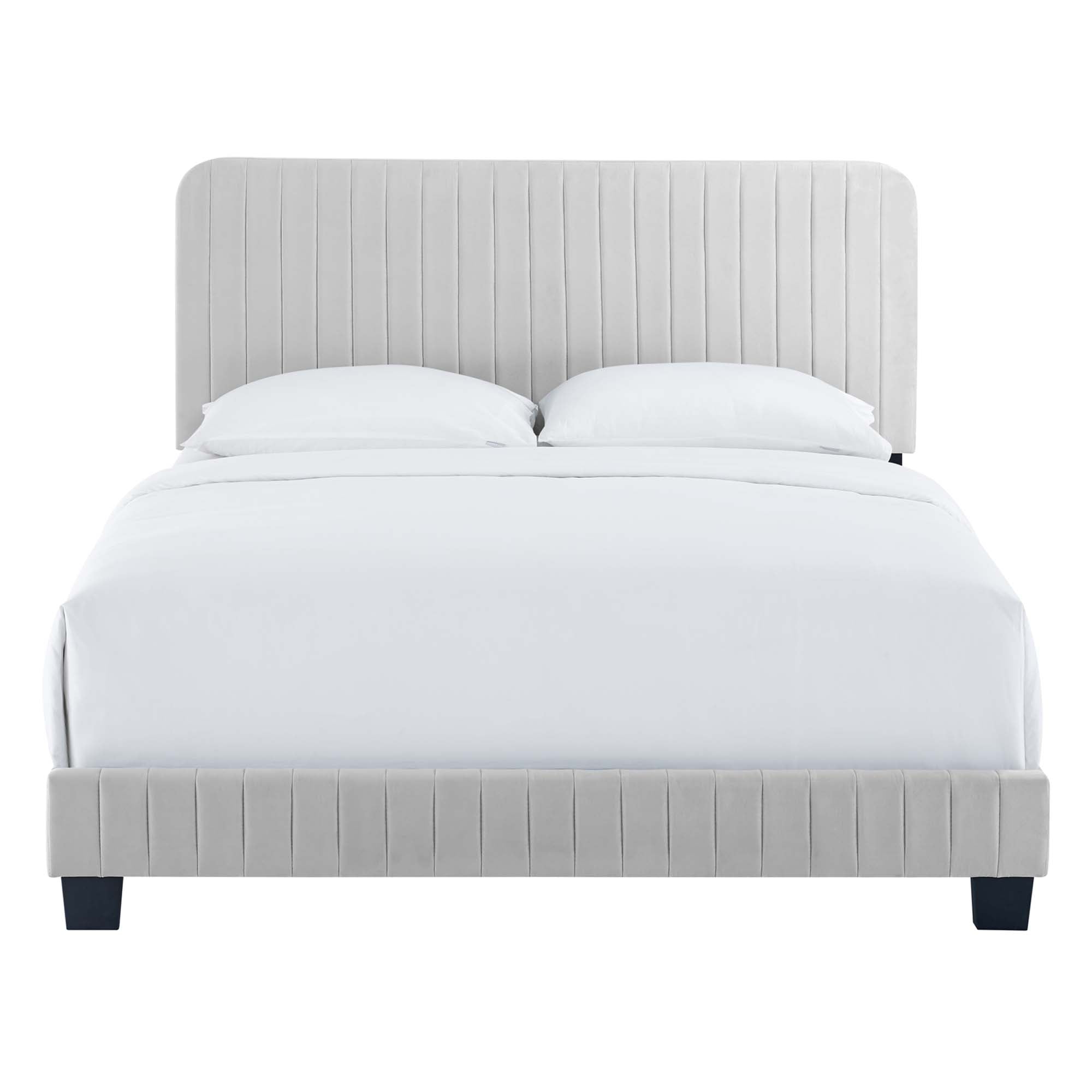 Celine Channel Tufted Performance Velvet Bed by Modway