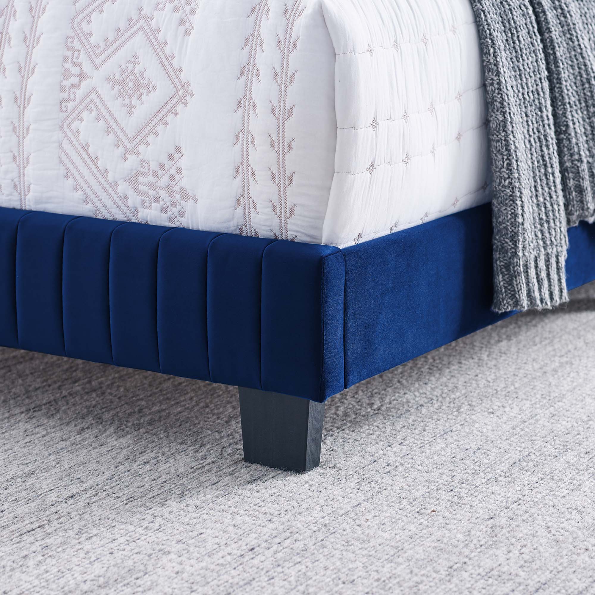 Celine Channel Tufted Performance Velvet Bed by Modway