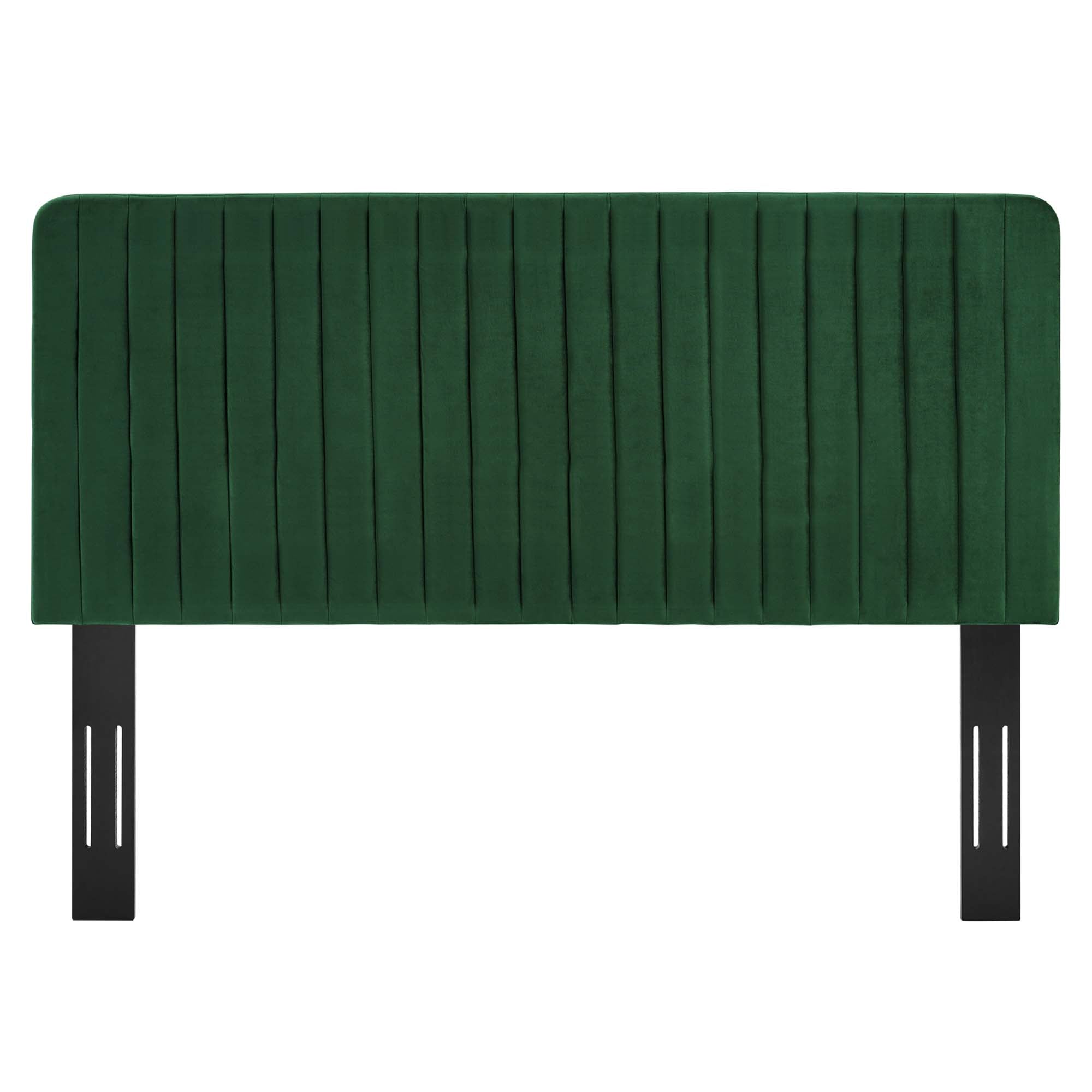 Milenna Channel Tufted Performance Velvet Headboard by Modway