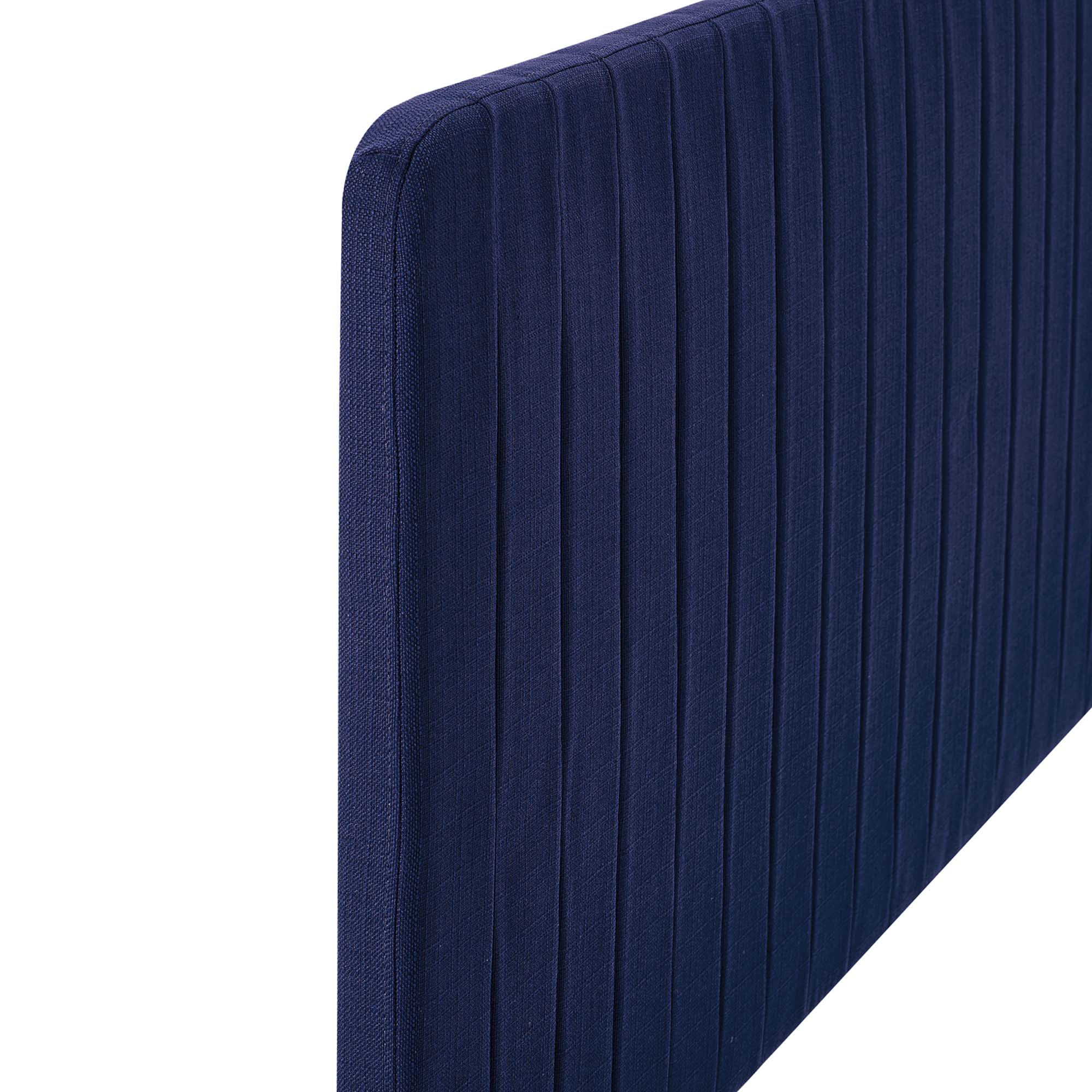 Milenna Channel Tufted Upholstered Fabric Headboard by Modway