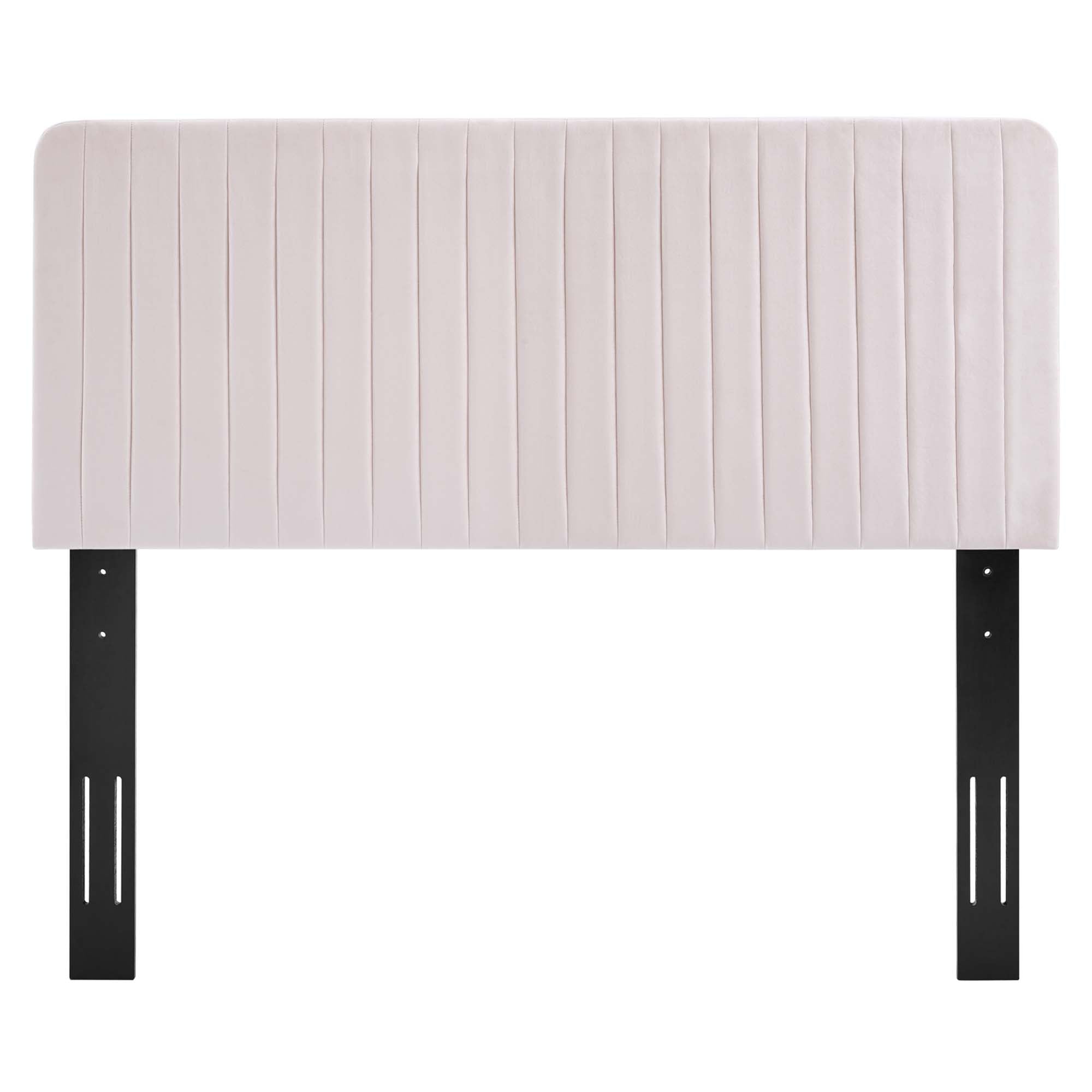 Milenna Channel Tufted Performance Velvet Headboard by Modway