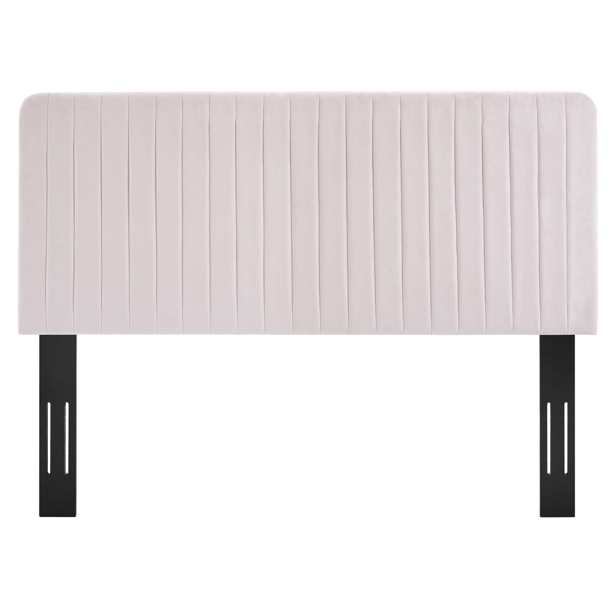 Milenna Channel Tufted Performance Velvet Headboard by Modway
