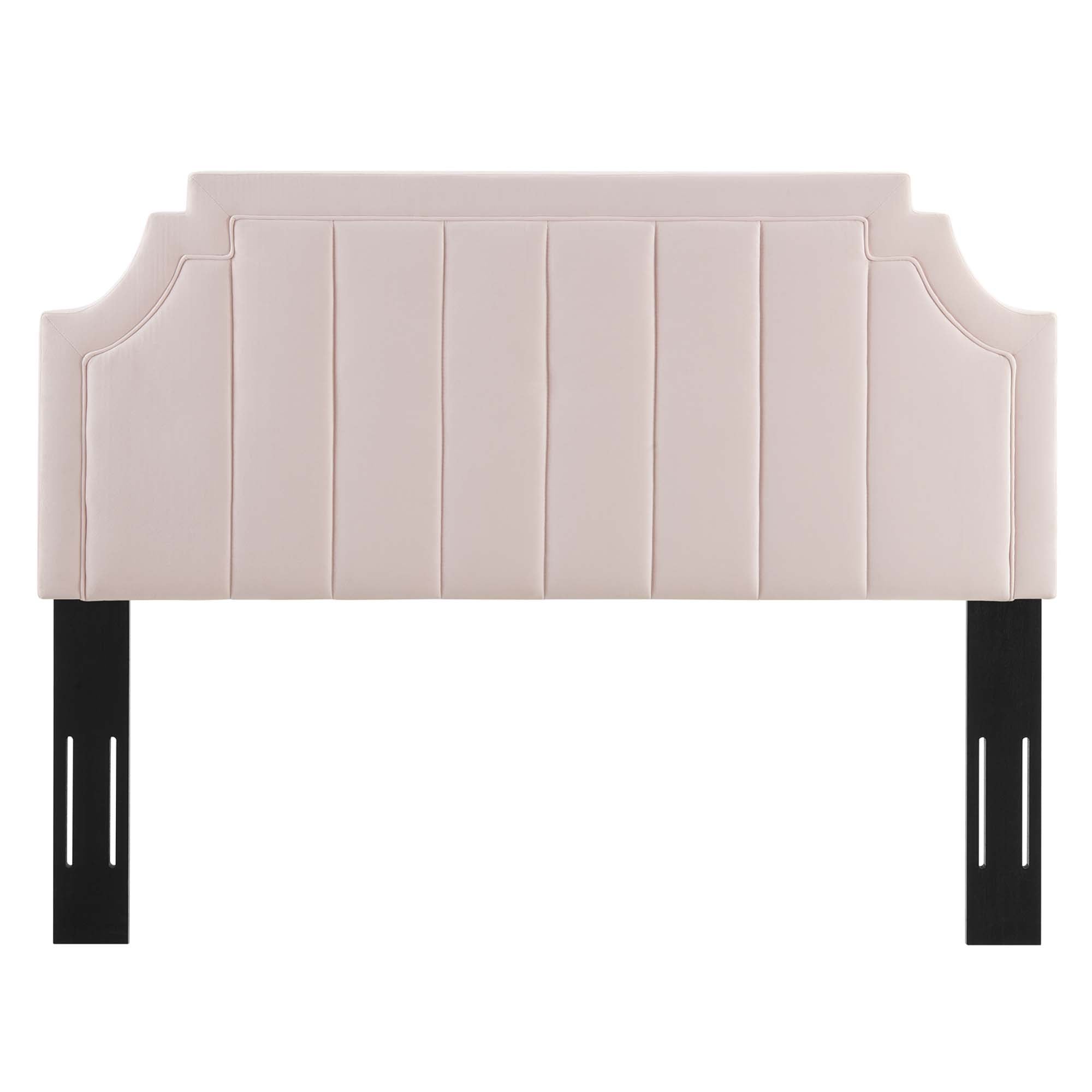 Alyona Channel Tufted Performance Velvet Headboard by Modway