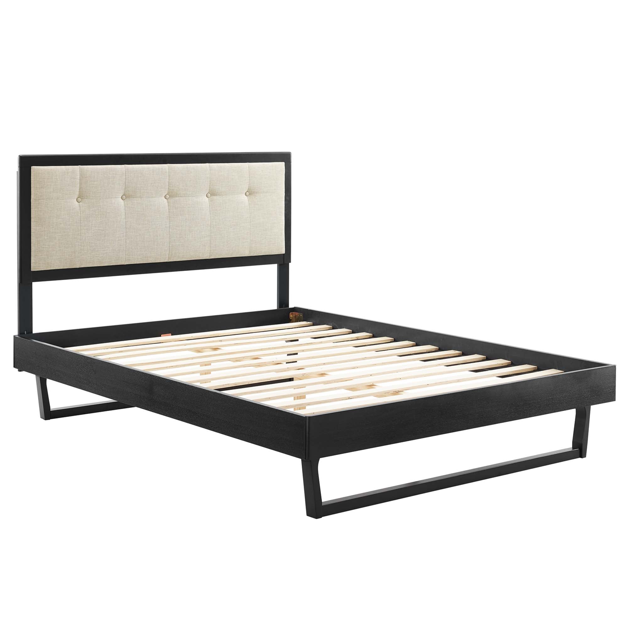 Willow Wood Platform Bed With Angular Frame by Modway