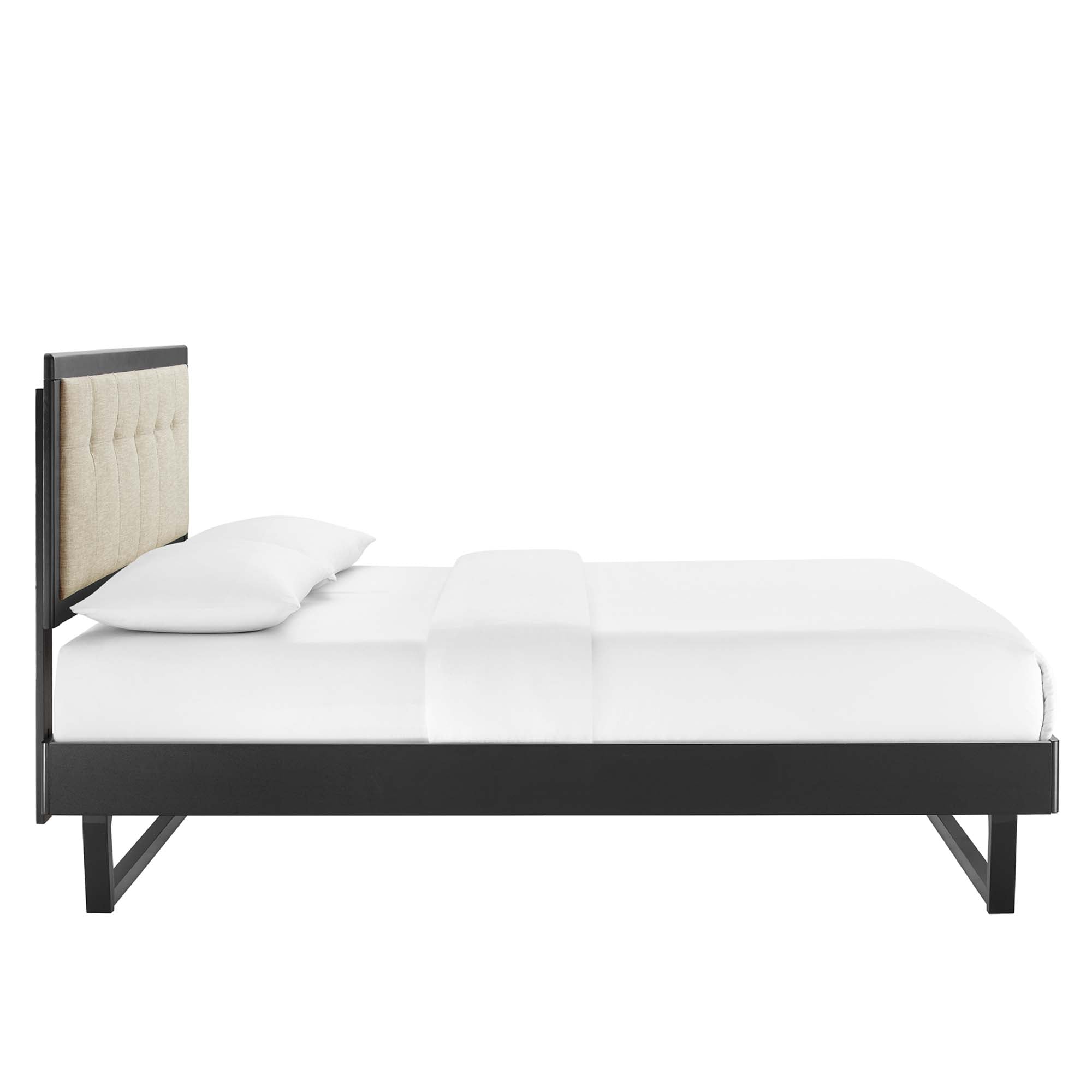 Willow Wood Platform Bed With Angular Frame by Modway