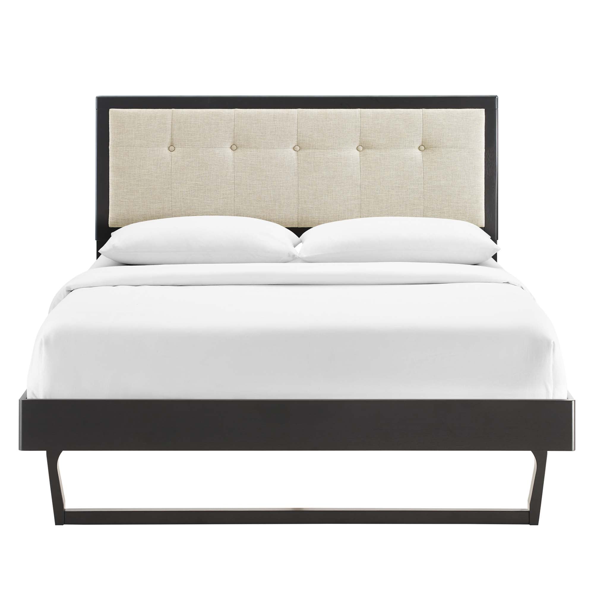 Willow Wood Platform Bed With Angular Frame by Modway