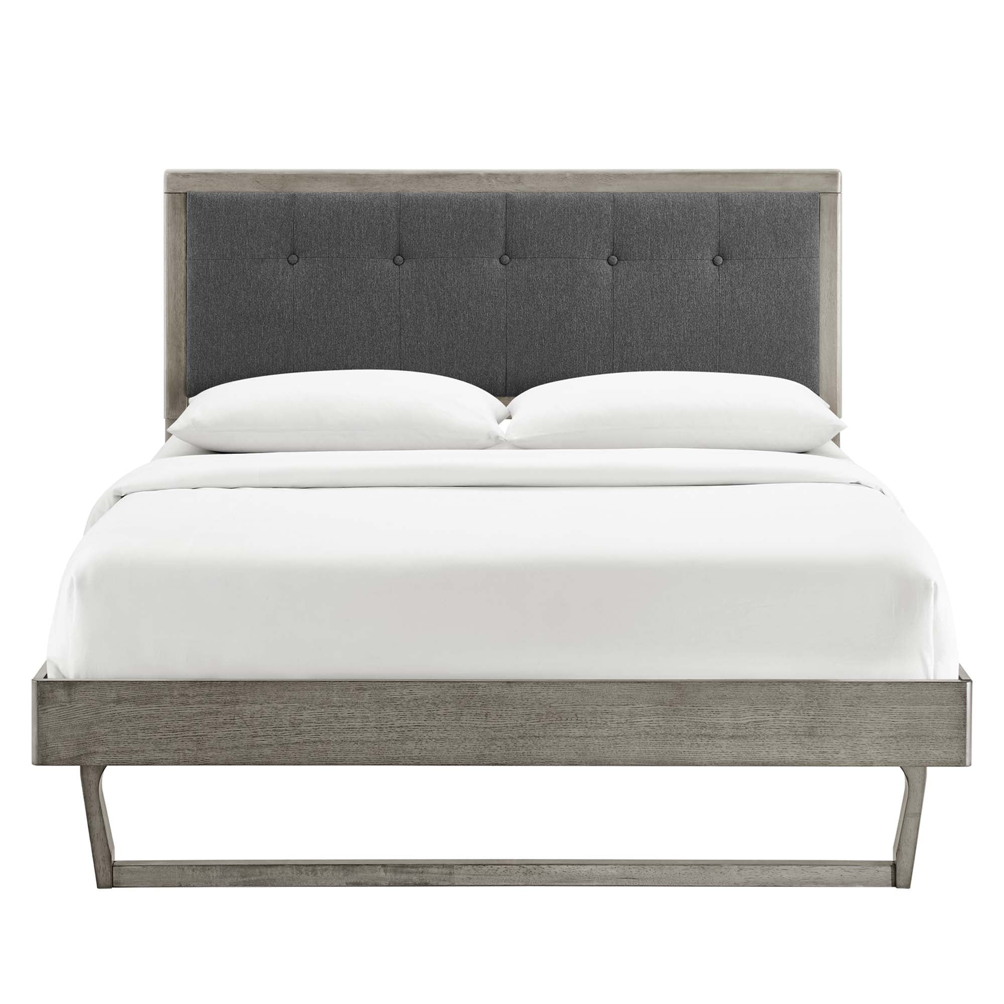 Willow Wood Platform Bed With Angular Frame by Modway
