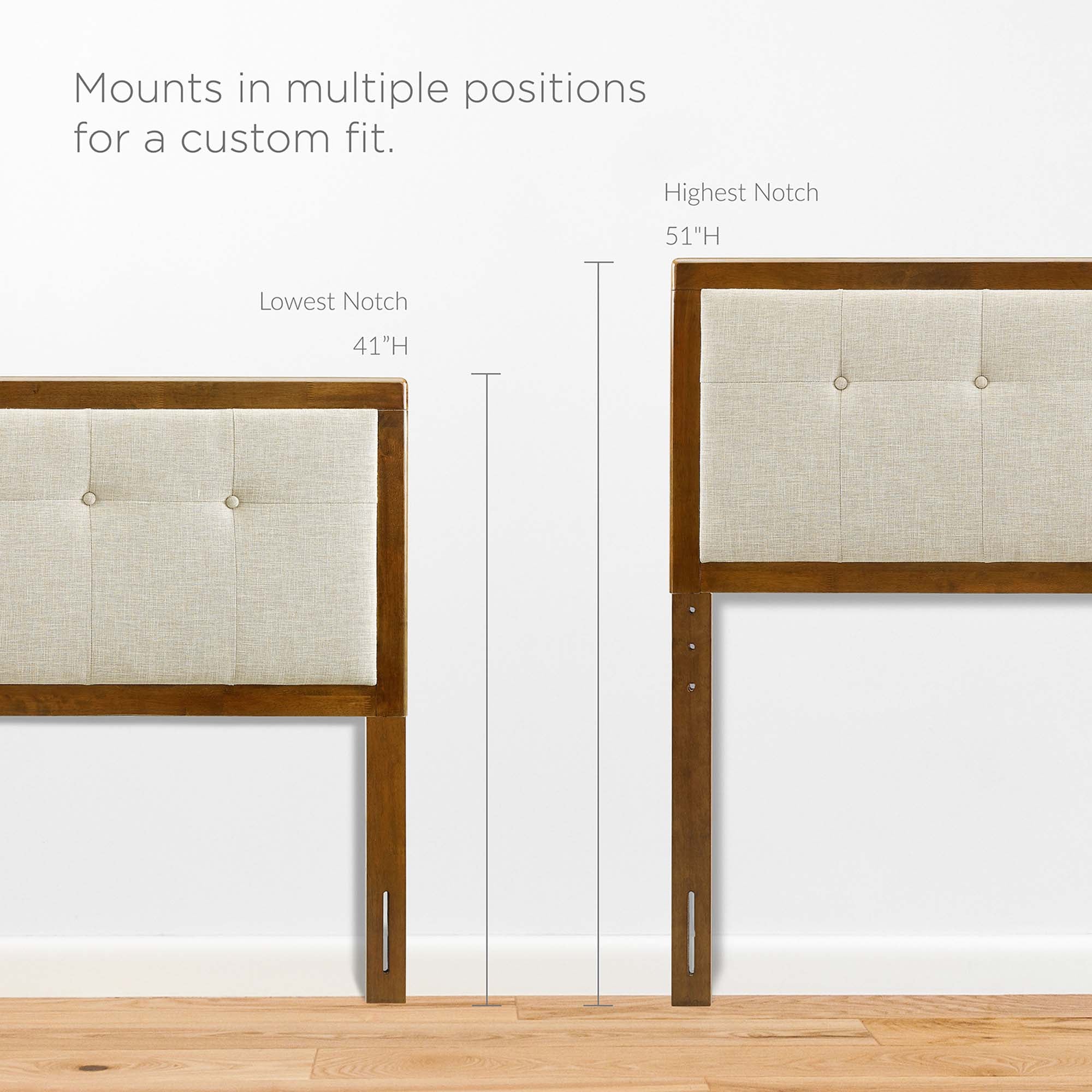 Willow Wood Platform Bed With Angular Frame by Modway