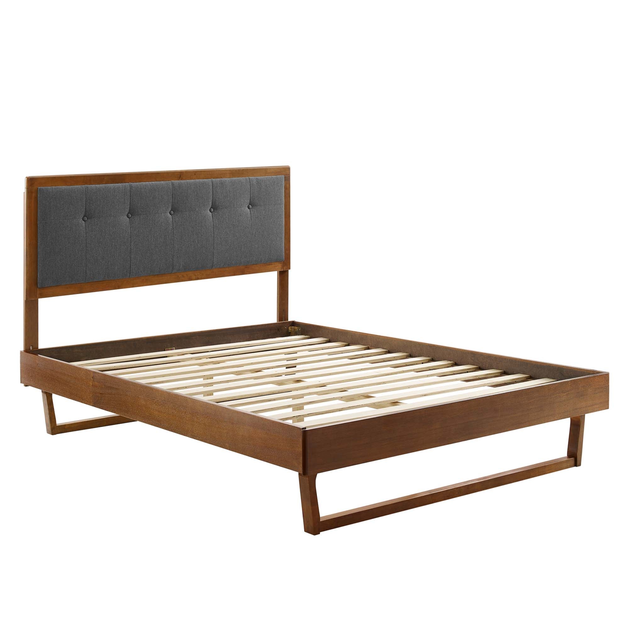 Willow Wood Platform Bed With Angular Frame by Modway